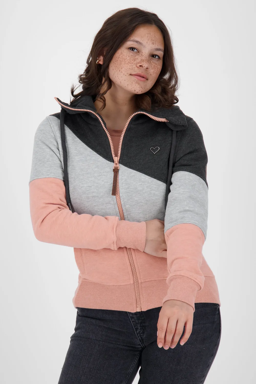 Alife & Kickin SteffiAK A Sweatjacke rosa Damen