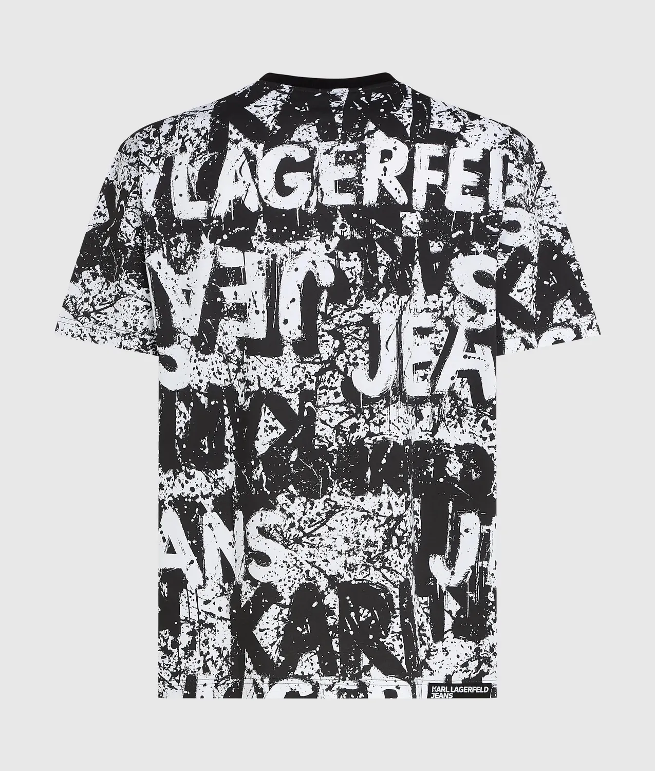 Karl Lagerfeld KL Jeans Relaxed All-Over Graphic T-Shirt Bio-Baumwolle
