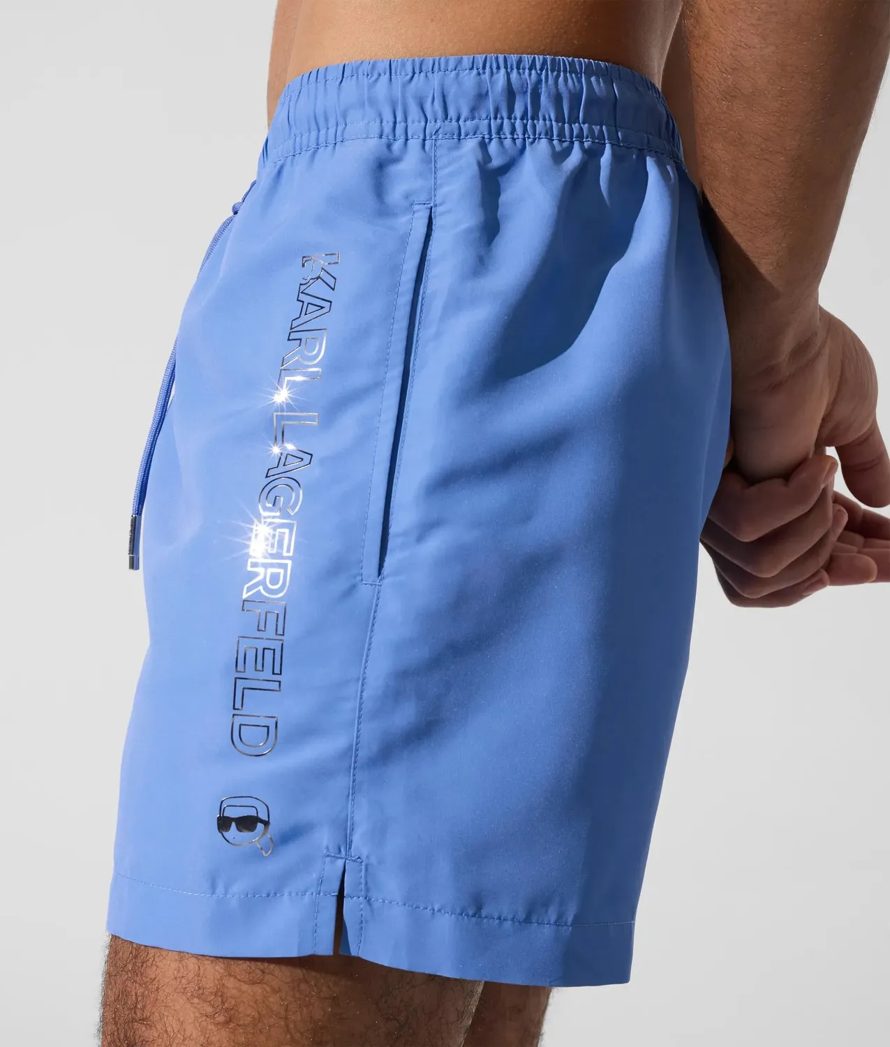 Karl Lagerfeld Ikon Boardshorts metallic kurz