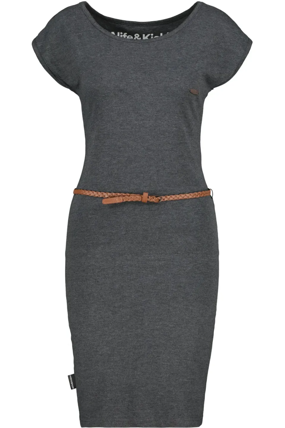 Alife & Kickin ElliAK Dress Kleid Schwarz mit Gürtel