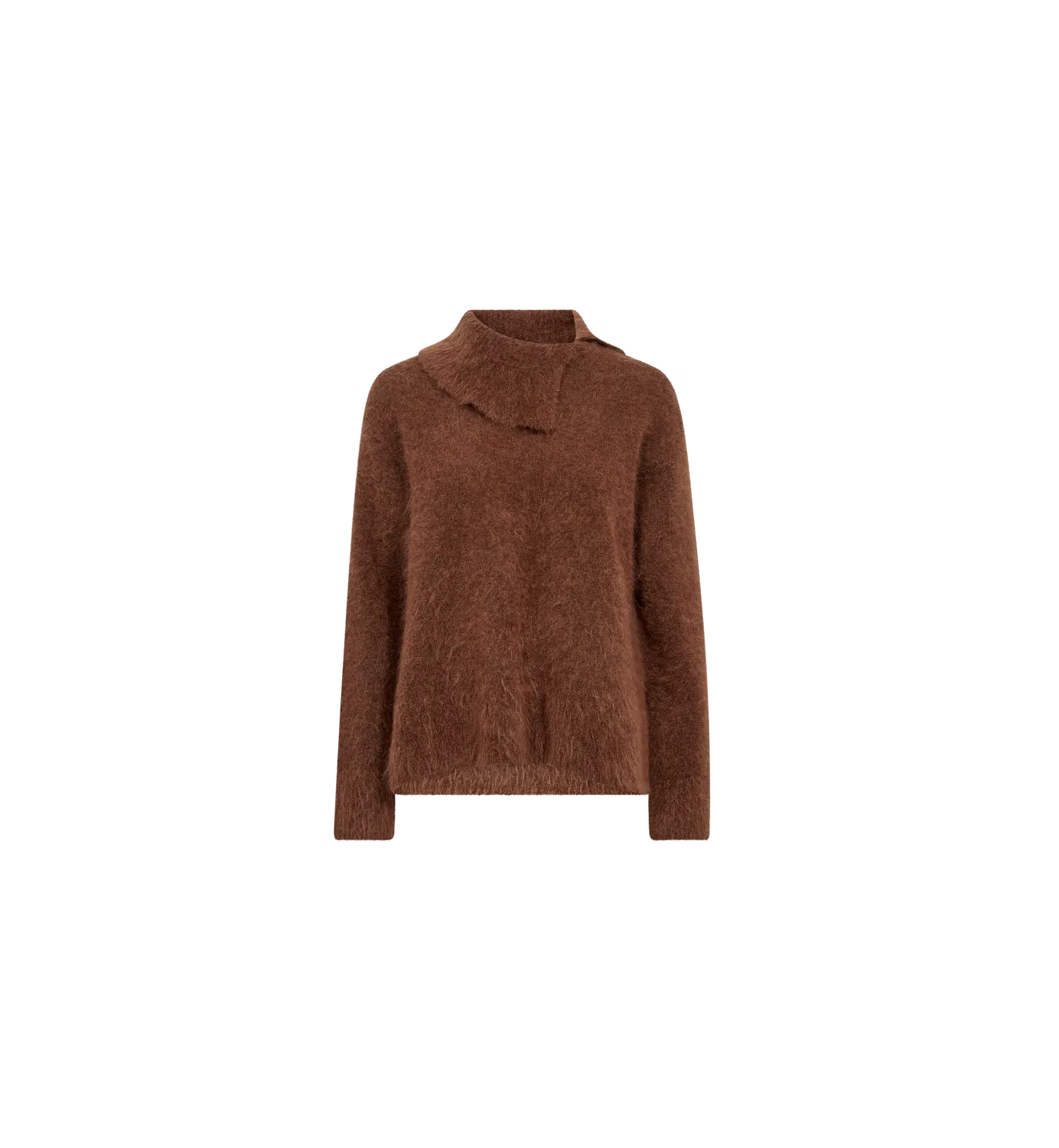 Mos Mosh Katri Alila Mohair Pullover Downtown Brown