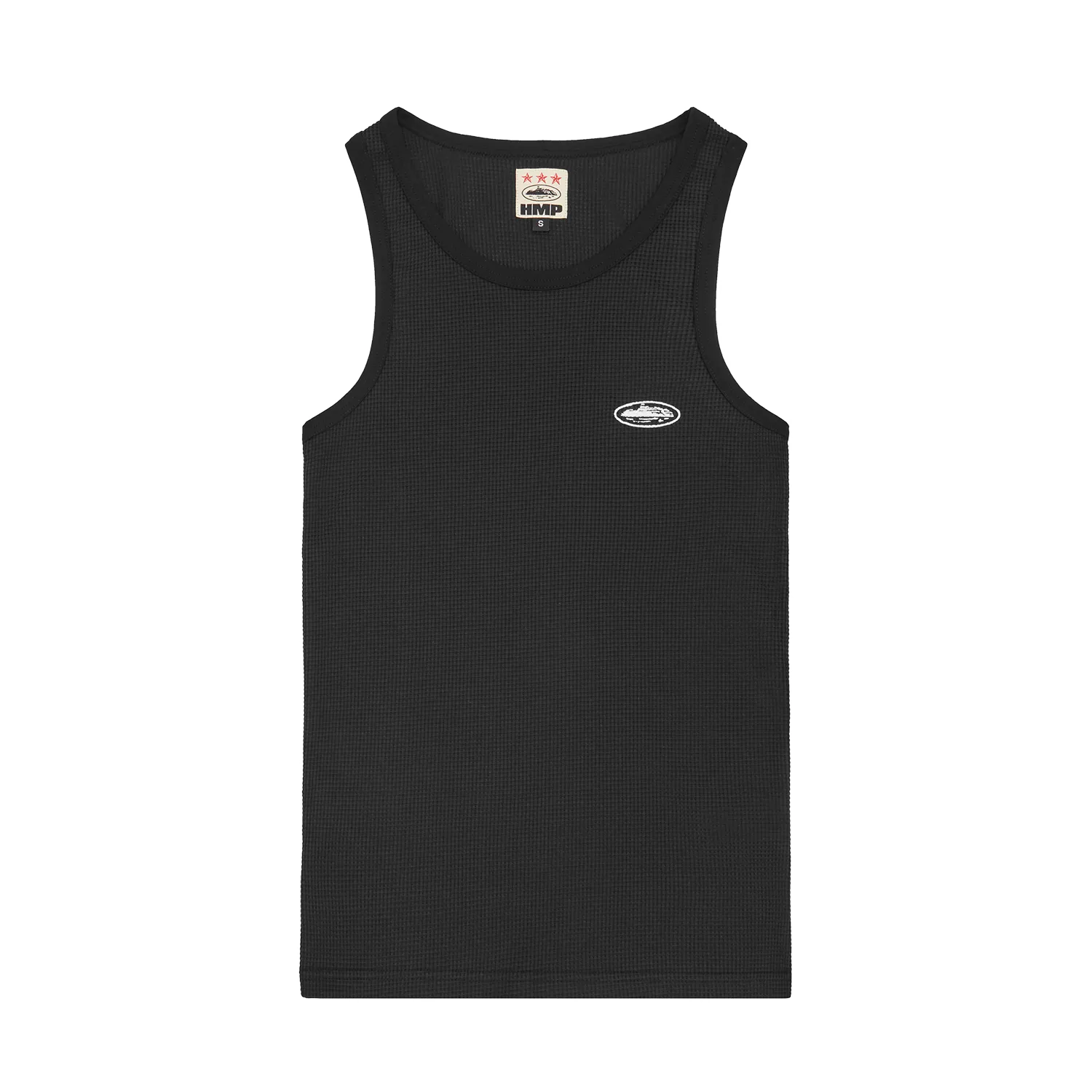 Corteiz HMP Classic Tank Top Schwarz 3er Pack Waffle