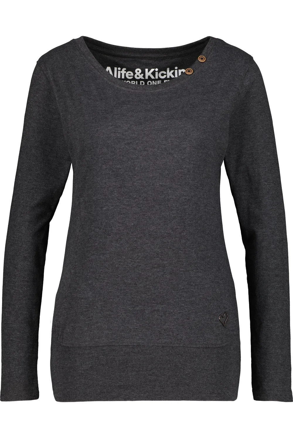 Alife & Kickin ConnyAK A Longsleeve Schwarz Jersey