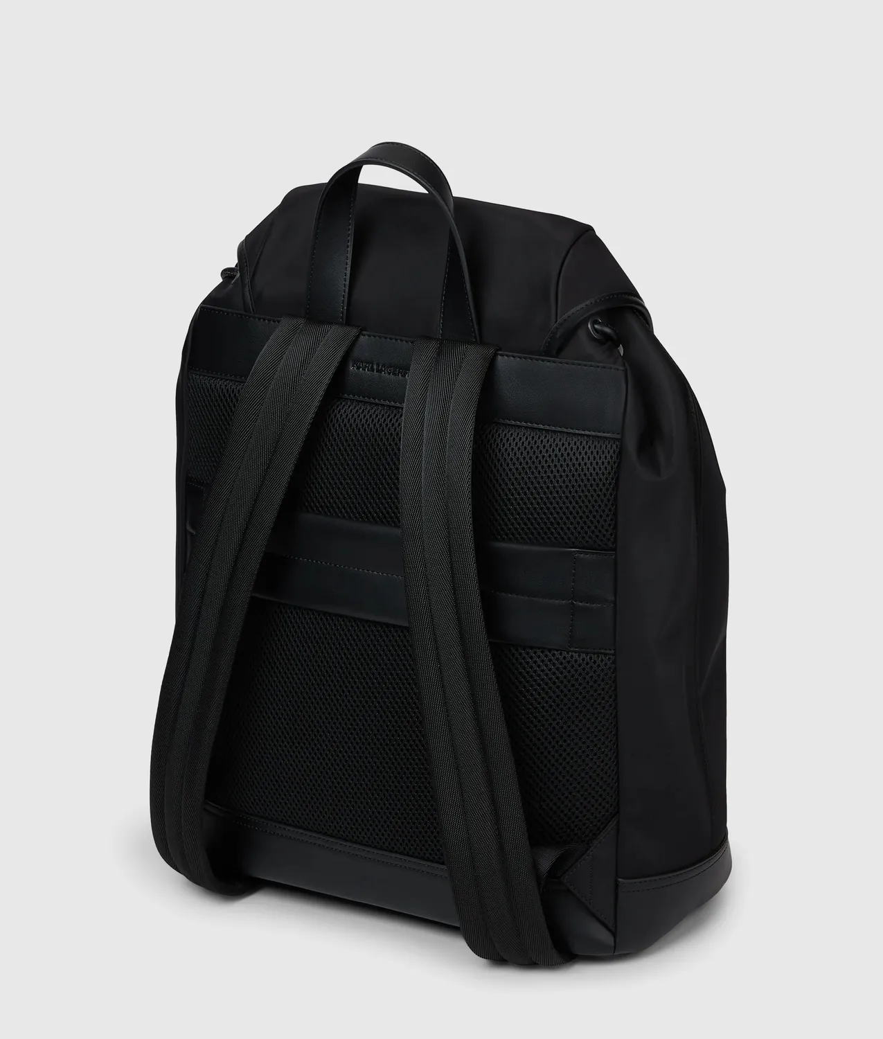 Karl Lagerfeld K/Nylon Buckle Rucksack schwarz Nylon