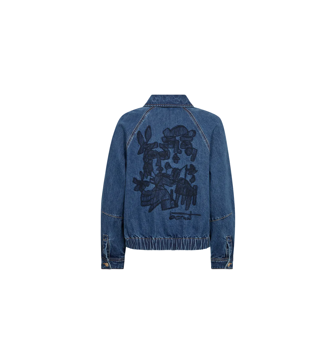 Mos Mosh MMCannen Bernat Jeansjacke Blau Relaxed Fit