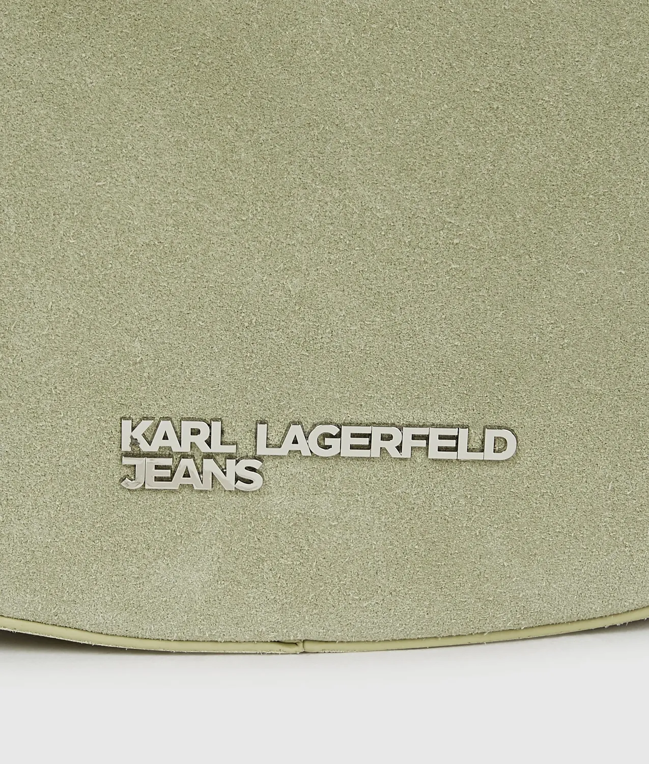 Karl Lagerfeld KL Jeans Rounded Top Handle Bag Wildleder