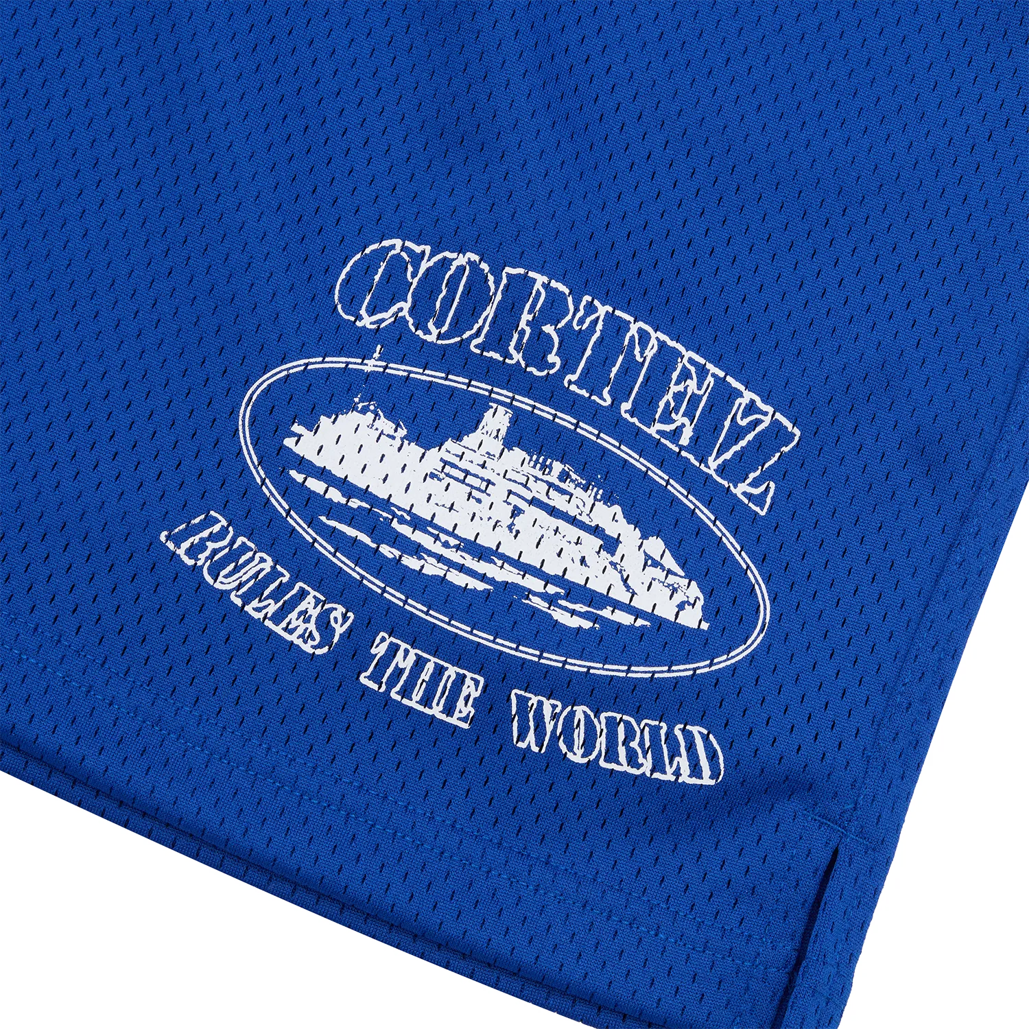 Corteiz OG Alcatraz Mesh Short Royalblau Polyester