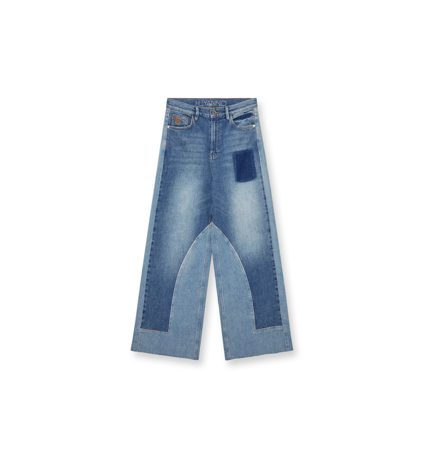 Mos Mosh MMSaddle Rise Jeans Wide Hellblau High