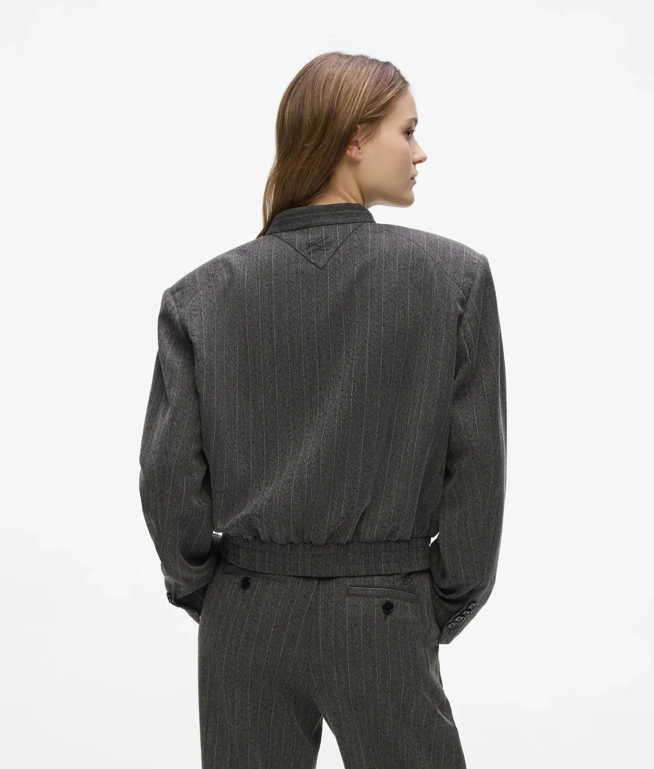 Karl Lagerfeld Bomberjacke Pinstripe Strass XS-XL