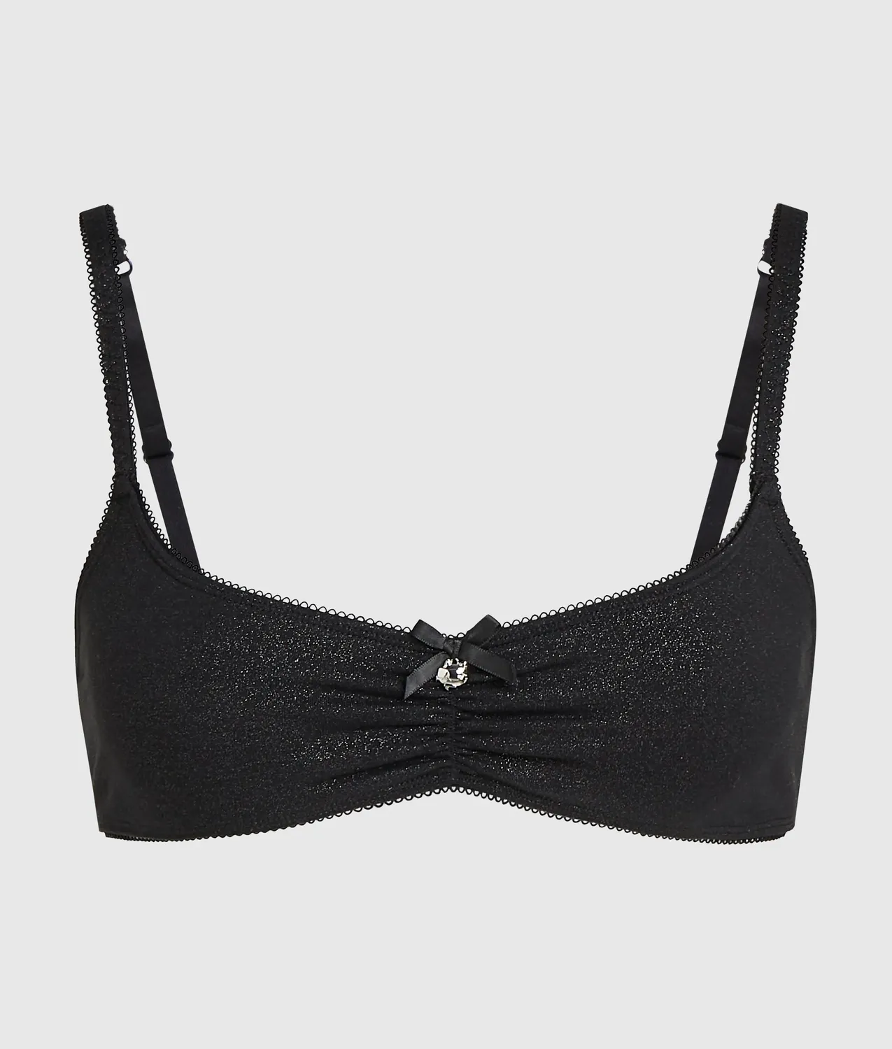 Karl Lagerfeld Ikon Glitzer Bralette Bandeau
