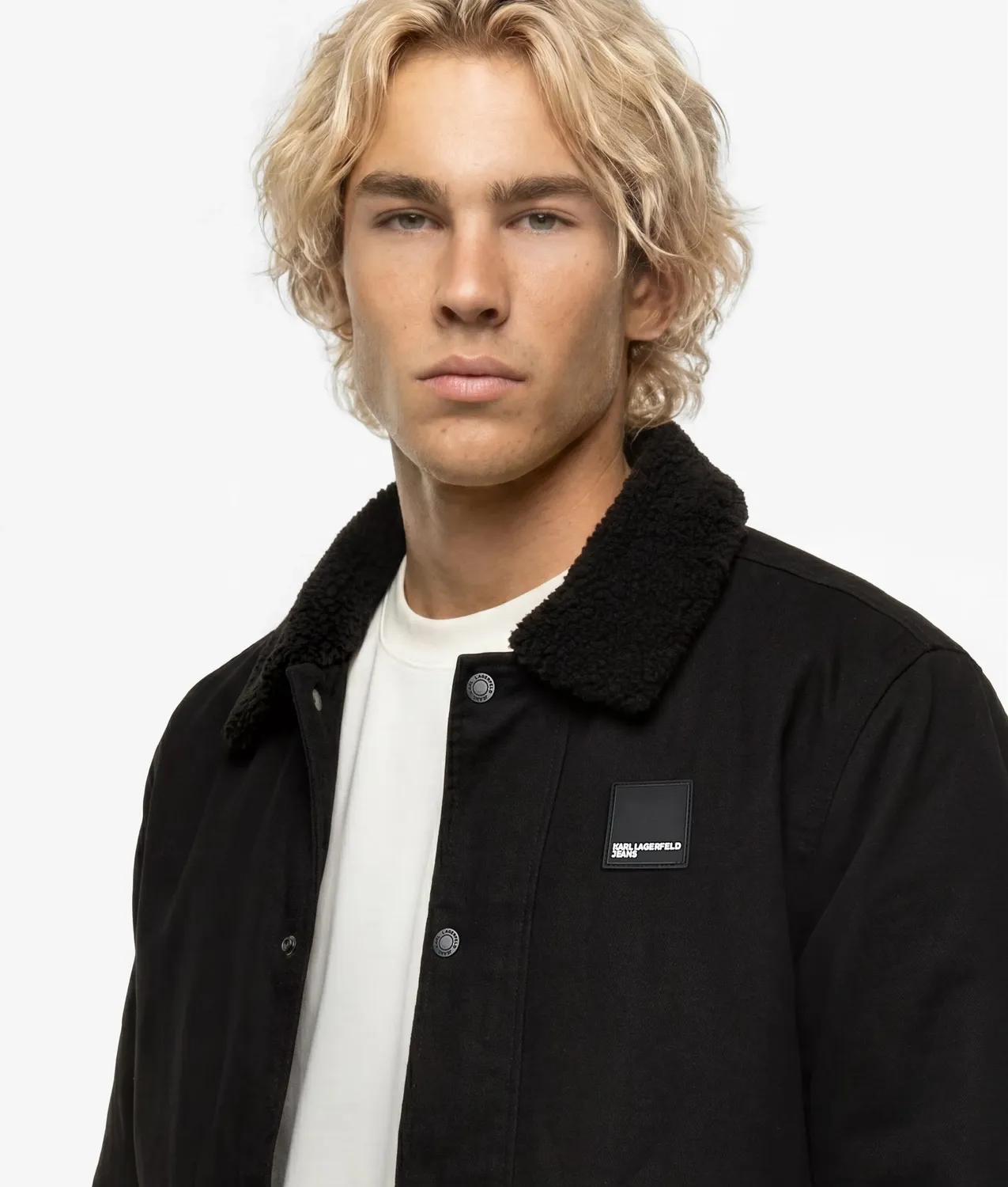 Karl Lagerfeld Coated Cotton Jacke Teddy XS-XXL
