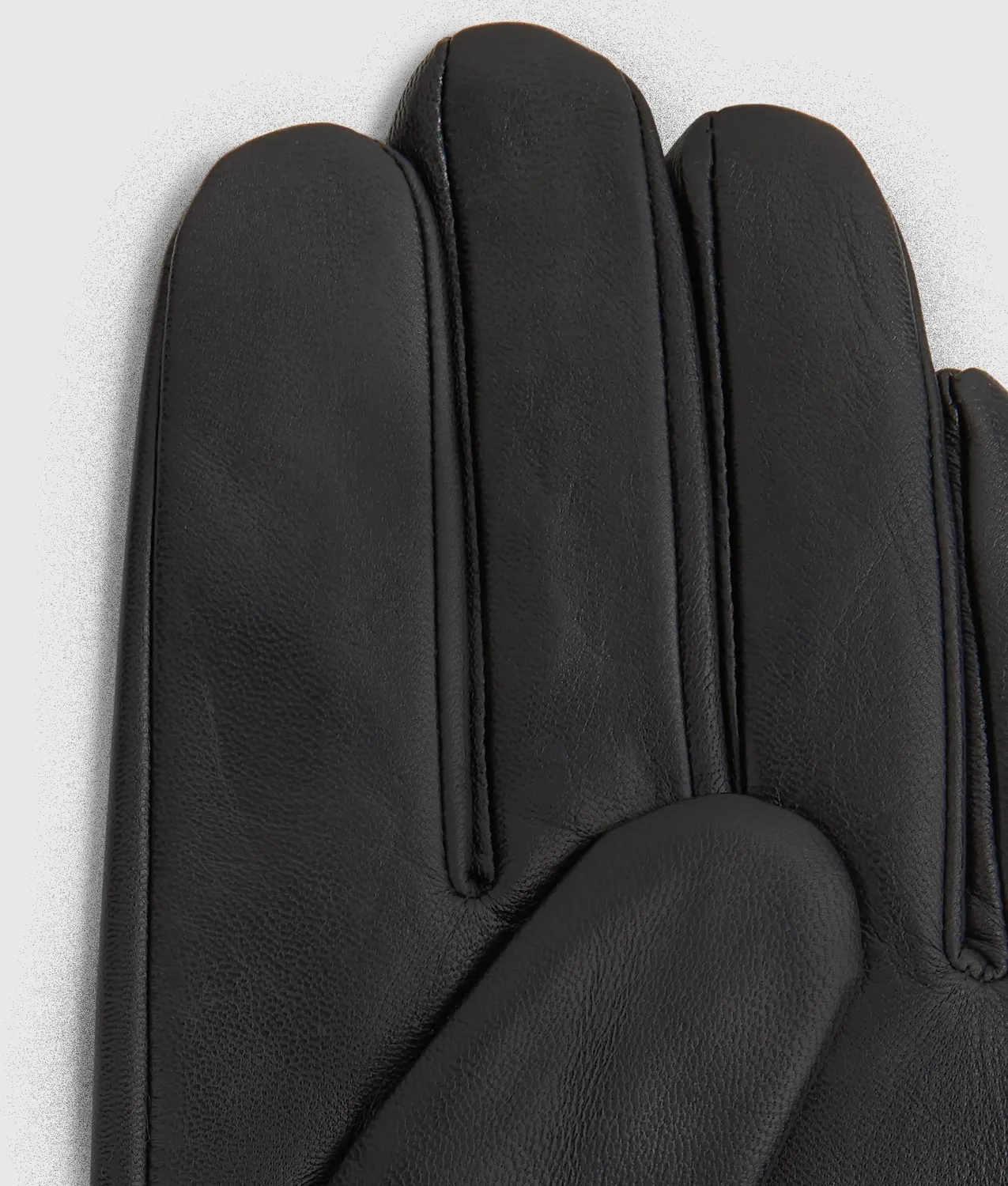 Karl Lagerfeld K Logo Lederhandschuhe schwarz