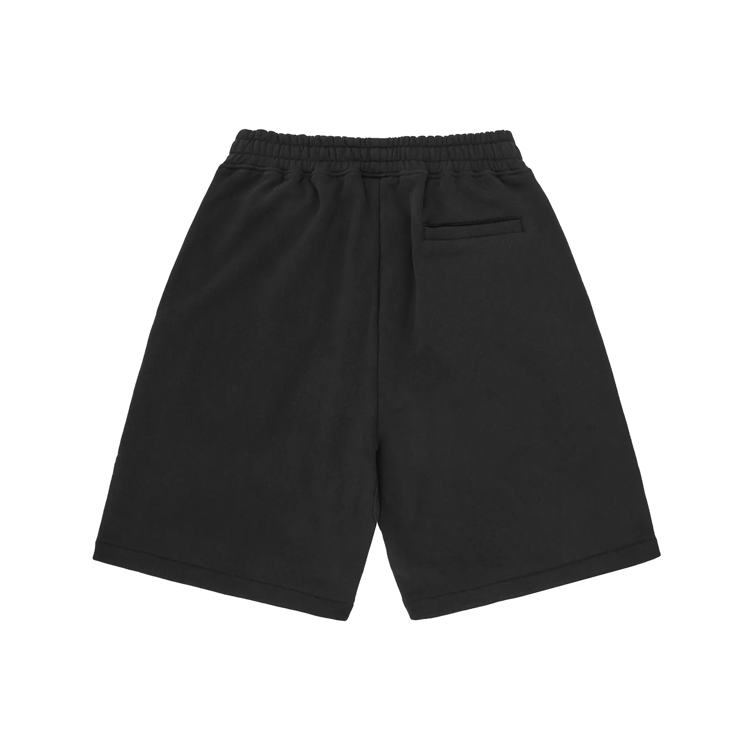 Corteiz Island Puff Print Sweatshort Schwarz baggy
