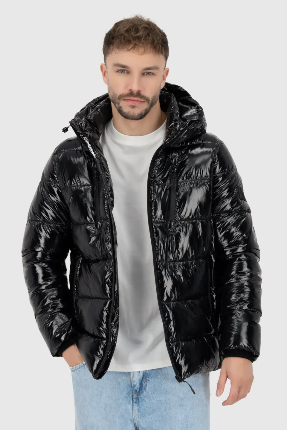 Alife & Kickin BranAK A Puffer Jacket Schwarz Winter