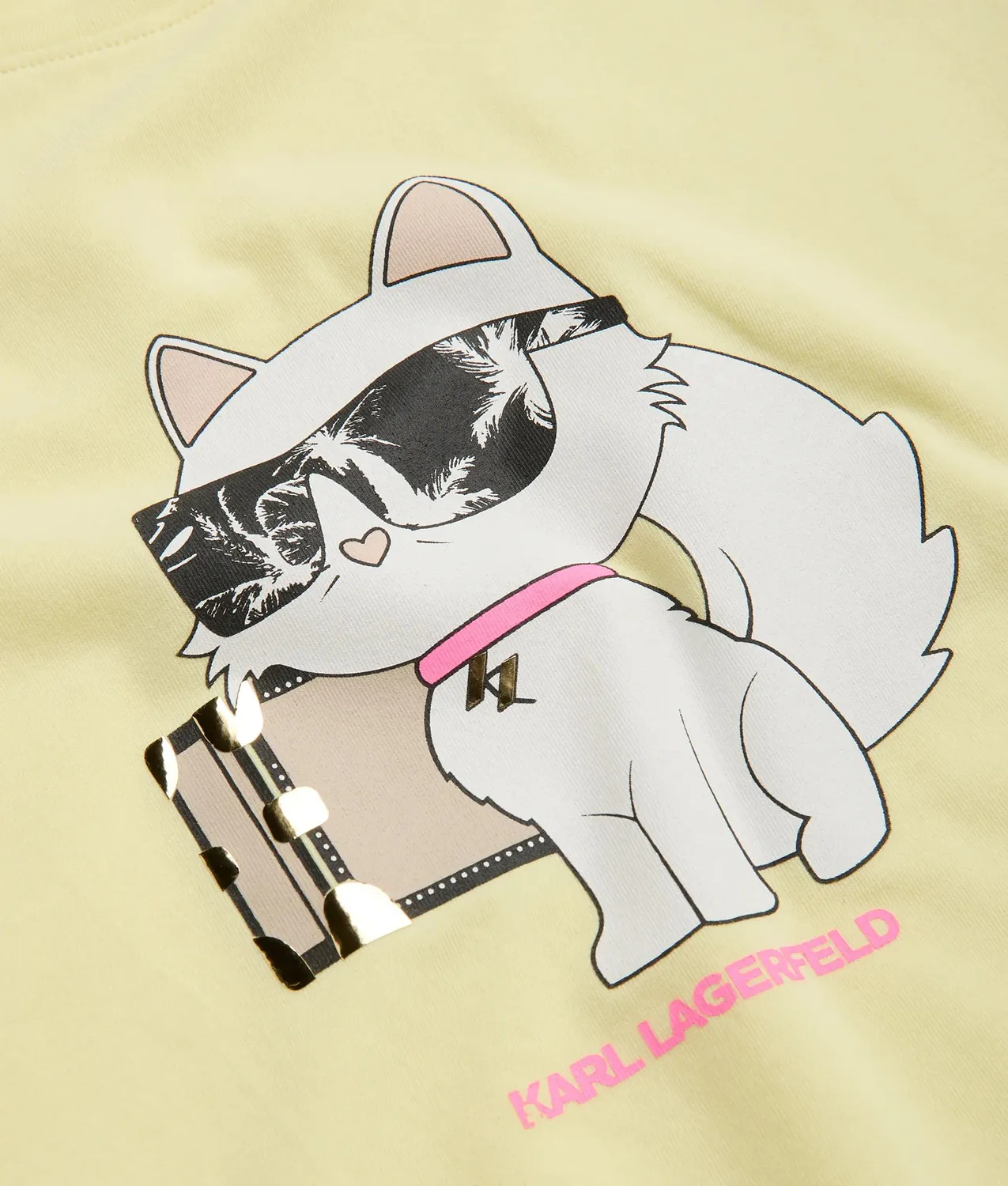Karl Lagerfeld Kids Ikon Choupette T-Shirt Mädchen Oversize