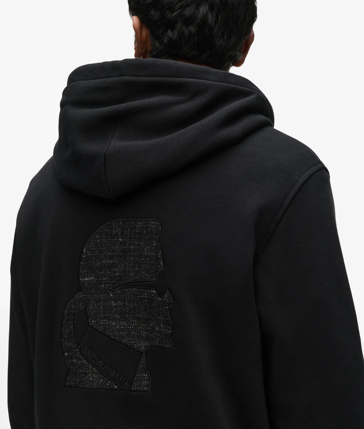 Karl Lagerfeld Ikon Bouclé Kameo Sweatjacke