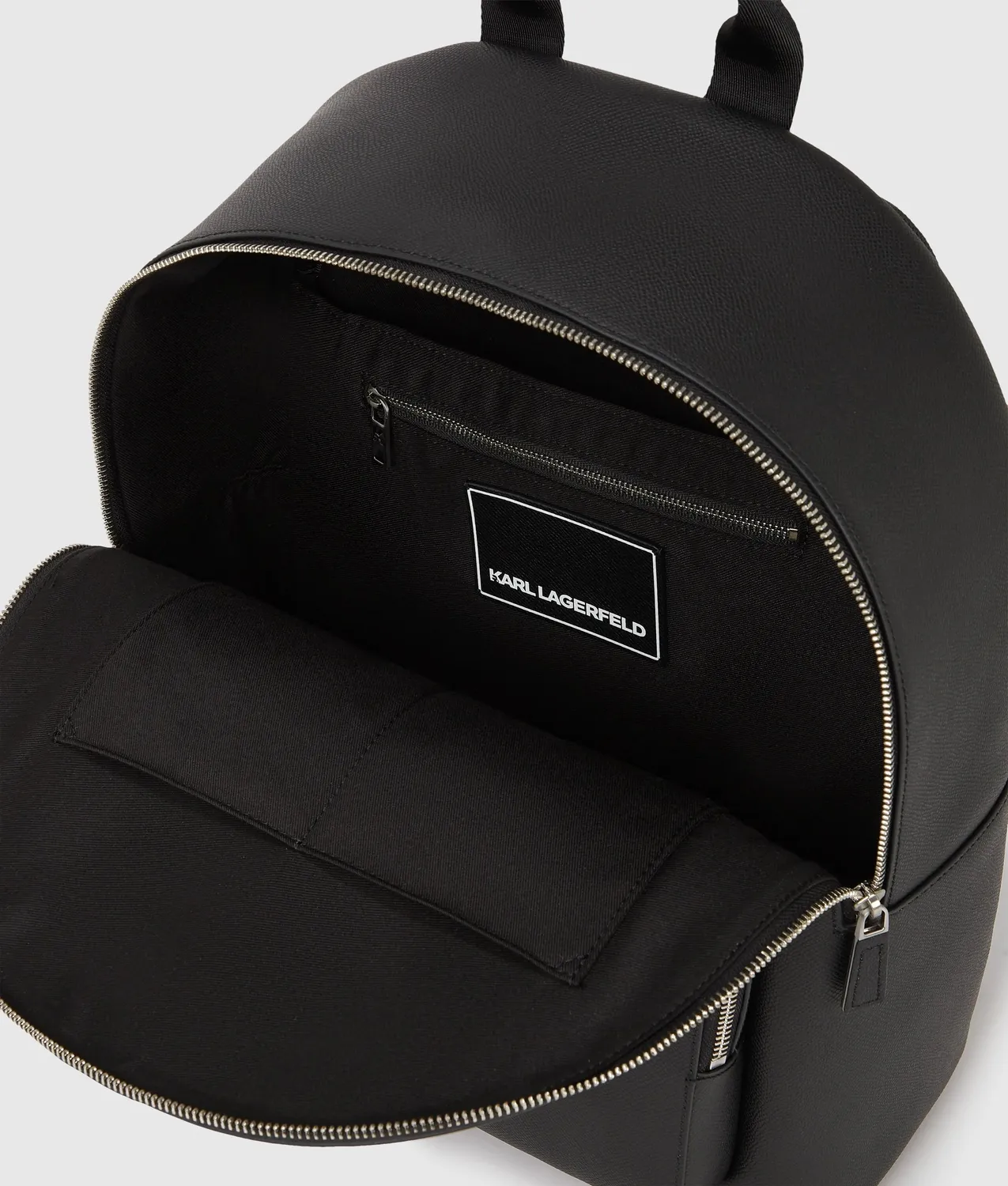 Karl Lagerfeld K/Monogram Rucksack Leder One Size schwarz