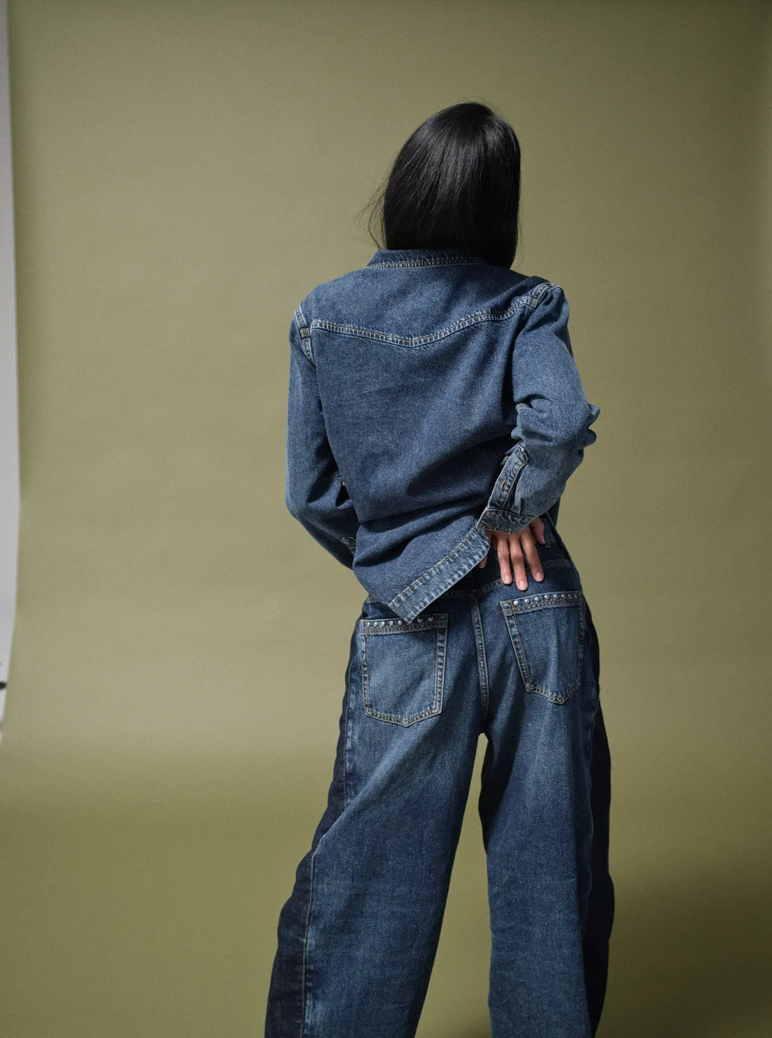 Mos Mosh Best Tales Jeans Blue Denim Barrel