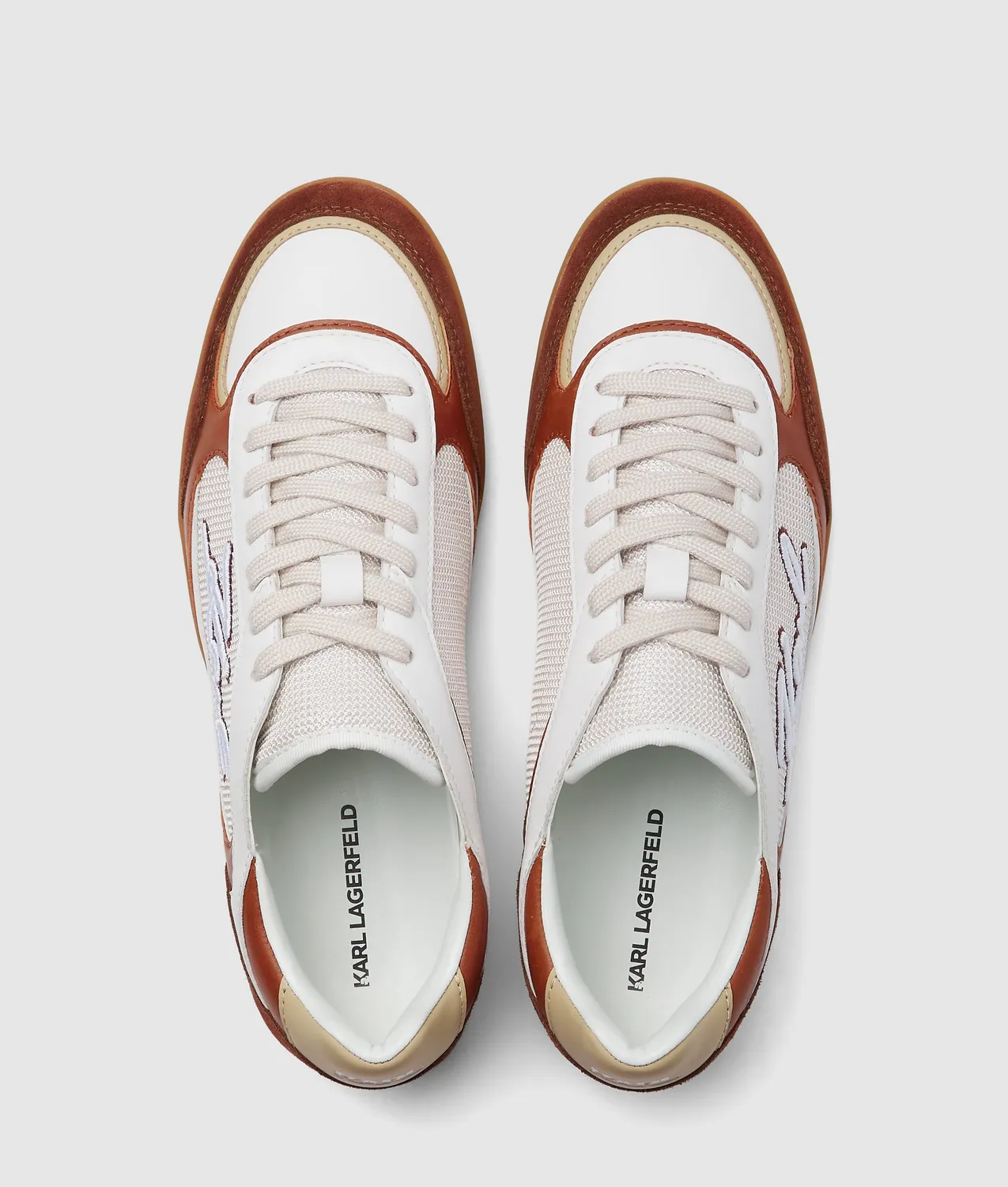 Karl Lagerfeld Kandidate Signia Sneaker Leder bestickt