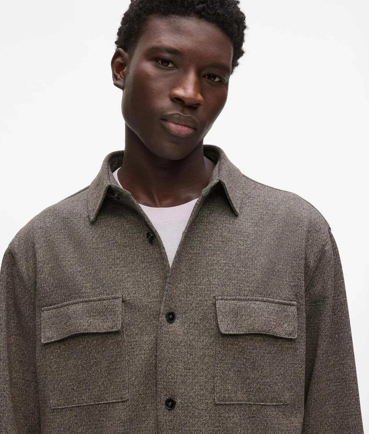 Karl Lagerfeld Hemd Jersey Patch-Taschen