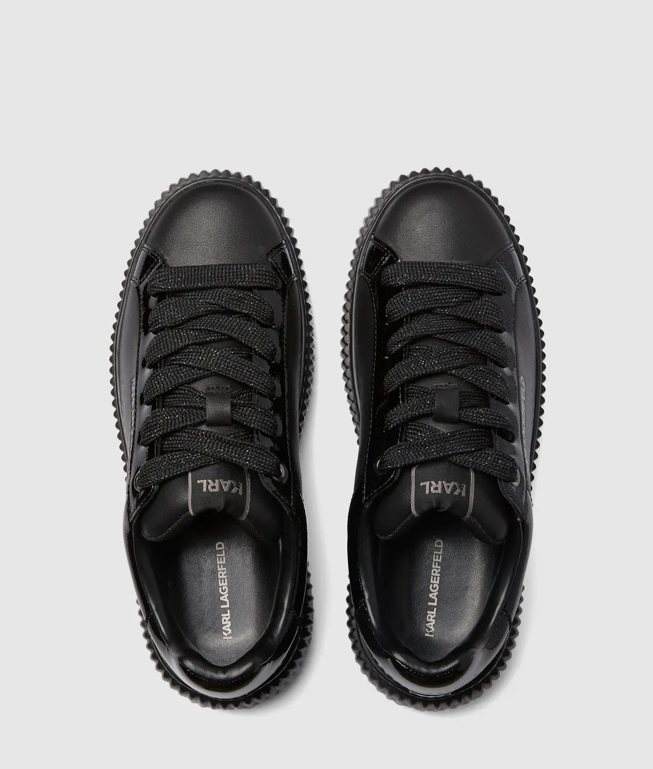 Karl Lagerfeld Kaprika Sneaker Damen Leder Schwarz