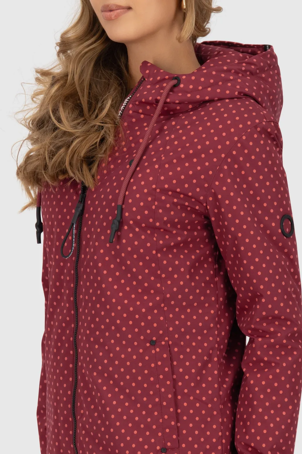 Alife & Kickin LilouAK B Winterjacke dunkelrot Teddyfutter