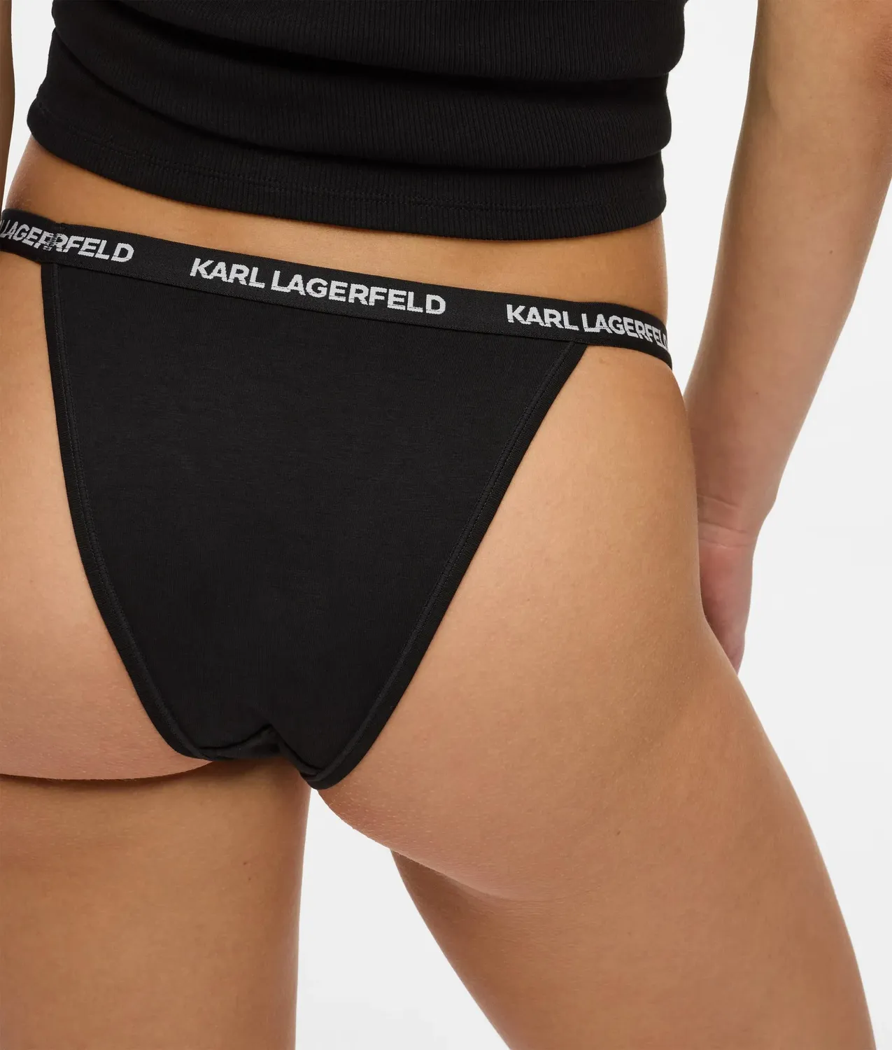 Karl Lagerfeld Logo Brazilian Slip 3er-Pack Baumwolle