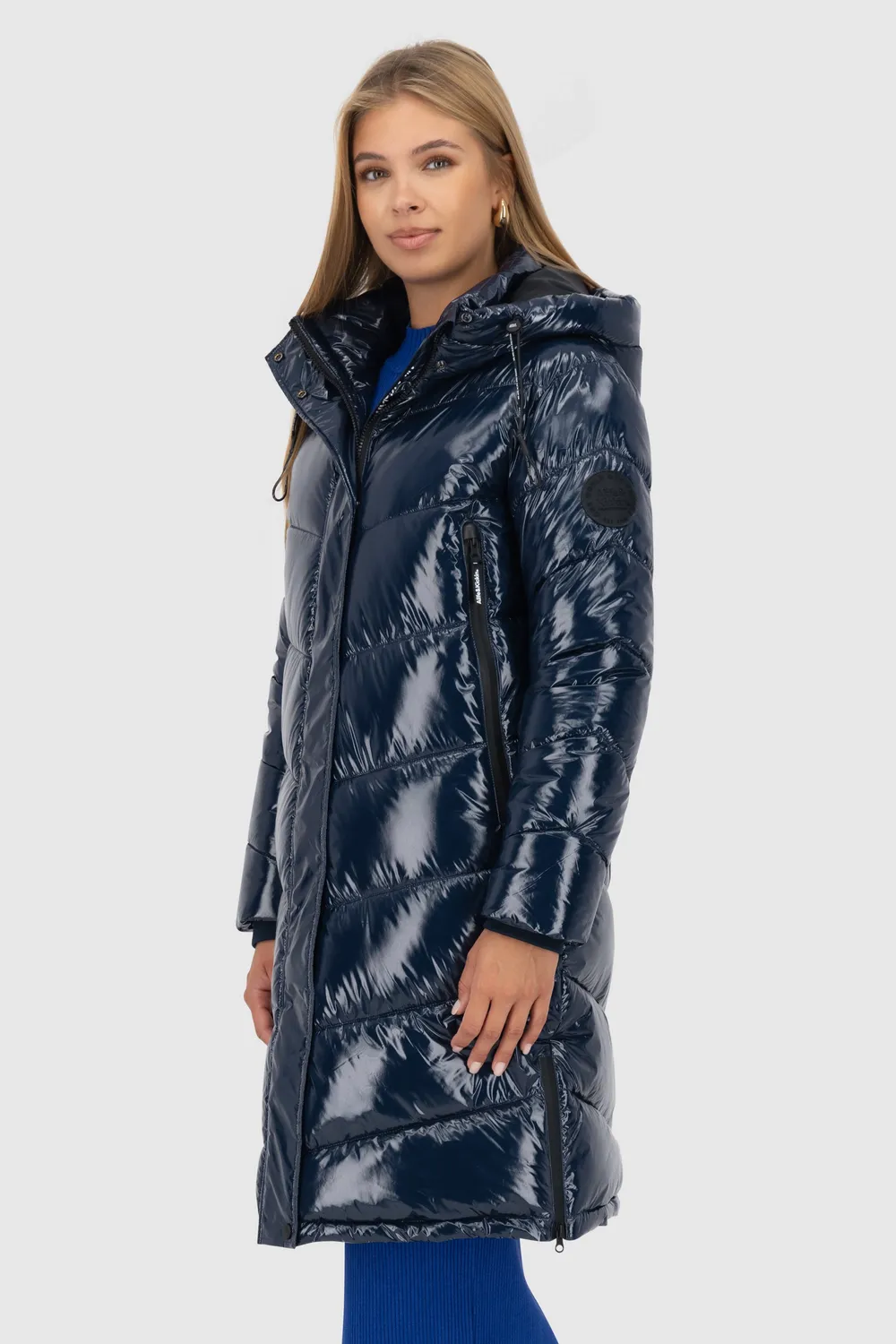 Alife & Kickin LolaniAK A Puffer Parka Dunkelblau Damen