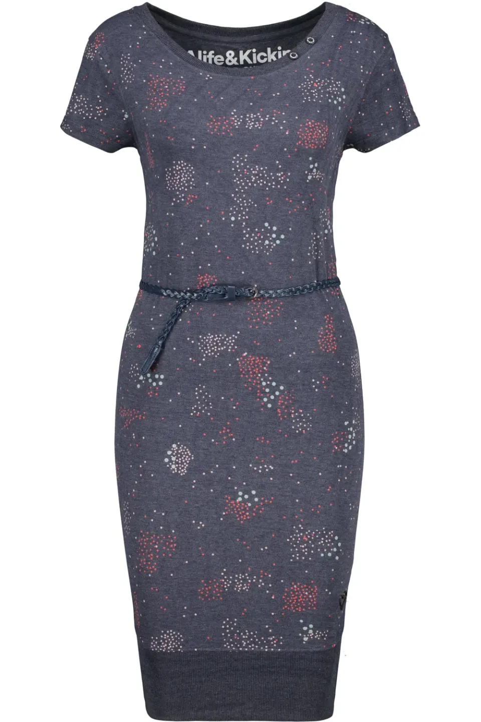 Alife & Kickin ColetteAK B Kleid dunkelblau gemustert
