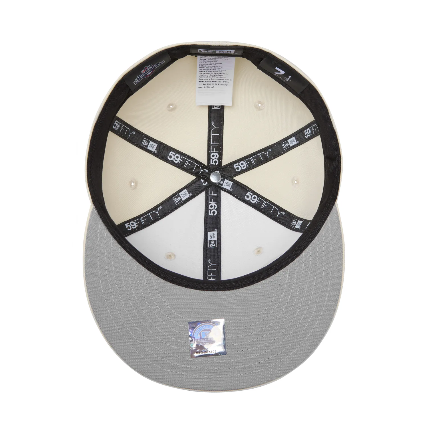 Corteiz Storm New Era 59Fifty Fitted Cap Cream Structured