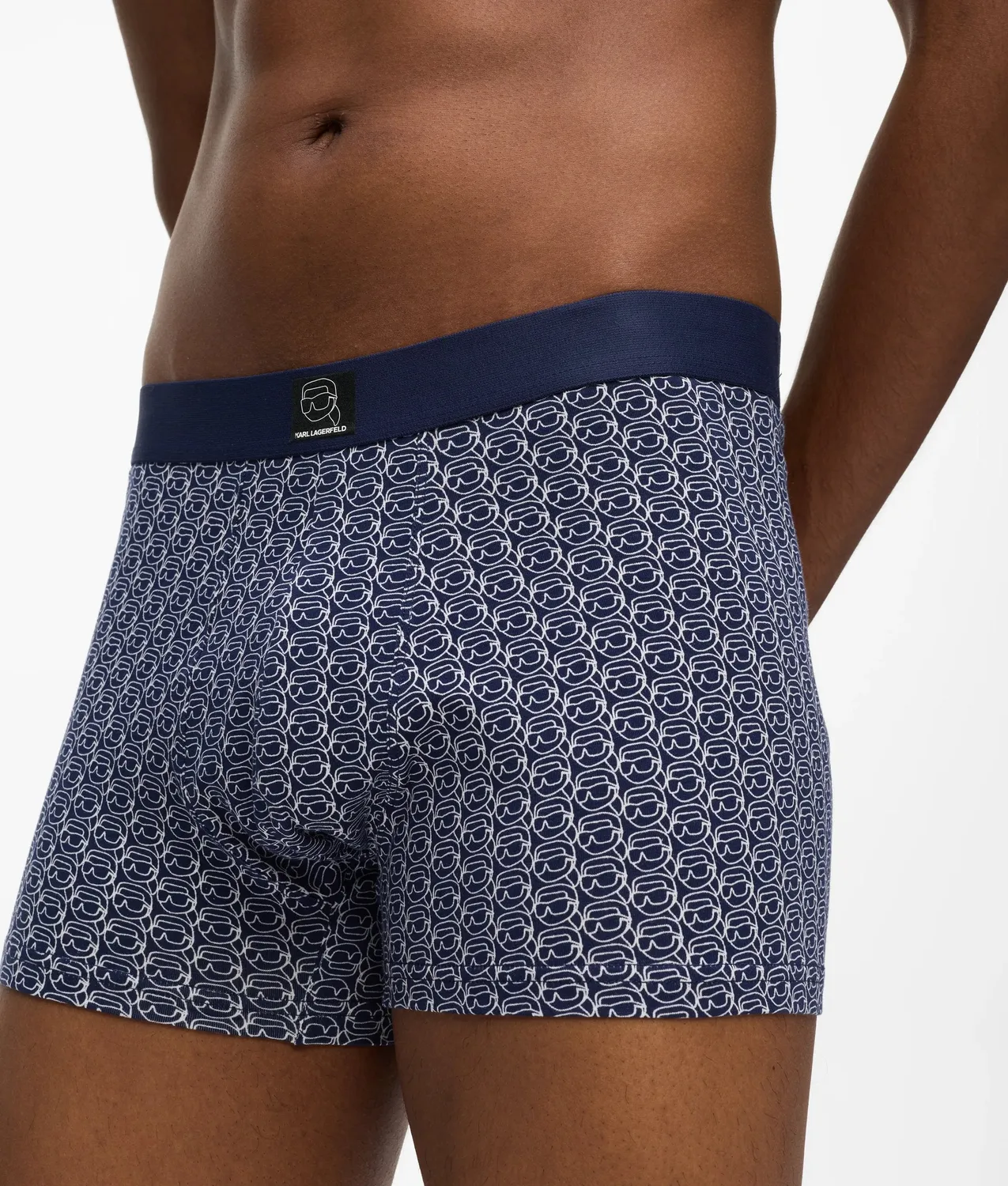 Karl Lagerfeld Ikon Patch Trunks 3er Pack Baumwolle