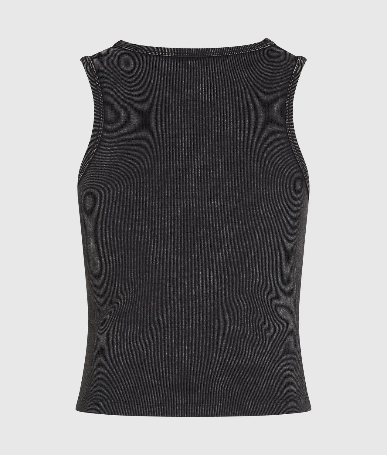 Karl Lagerfeld Washed Ribbed Tank Top Damen Grau