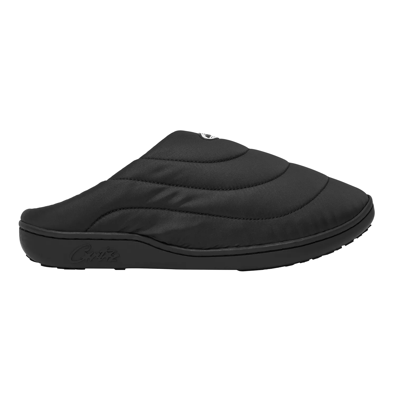 Corteiz Crib Crep Hausschuhe Schwarz Nylon
