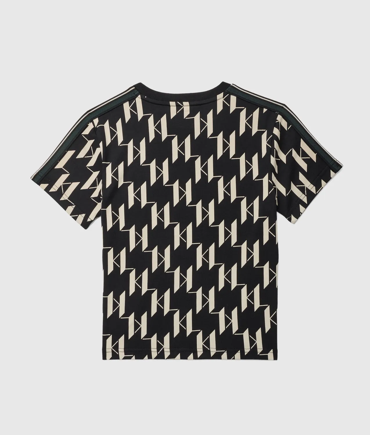 Karl Lagerfeld Monogram Jungen T-Shirt Crew-Neck