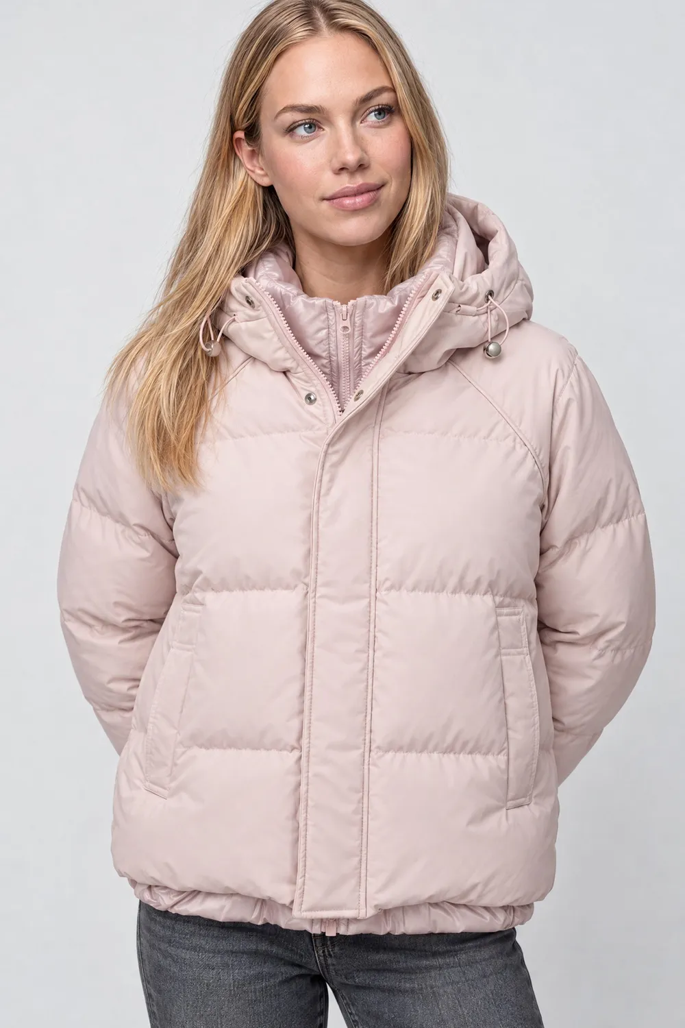 Alife & Kickin RoxaneAK A Pufferjacke Braun Winter