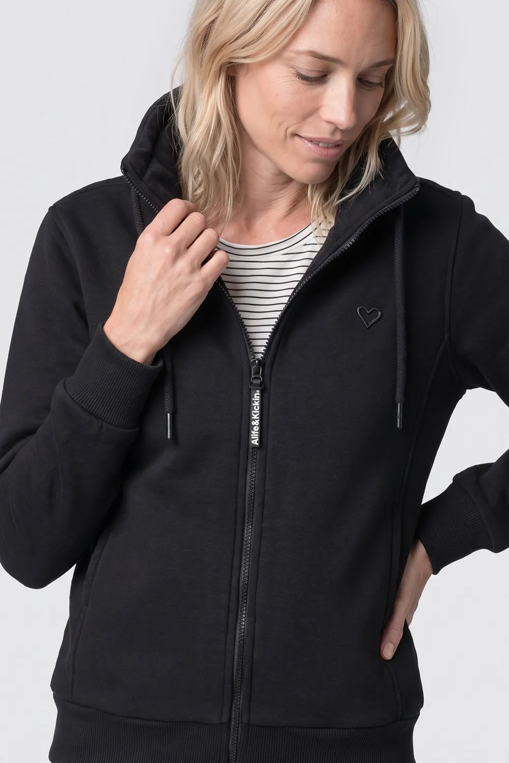Alife & Kickin LisbethAK A Sweatjacke Schwarz