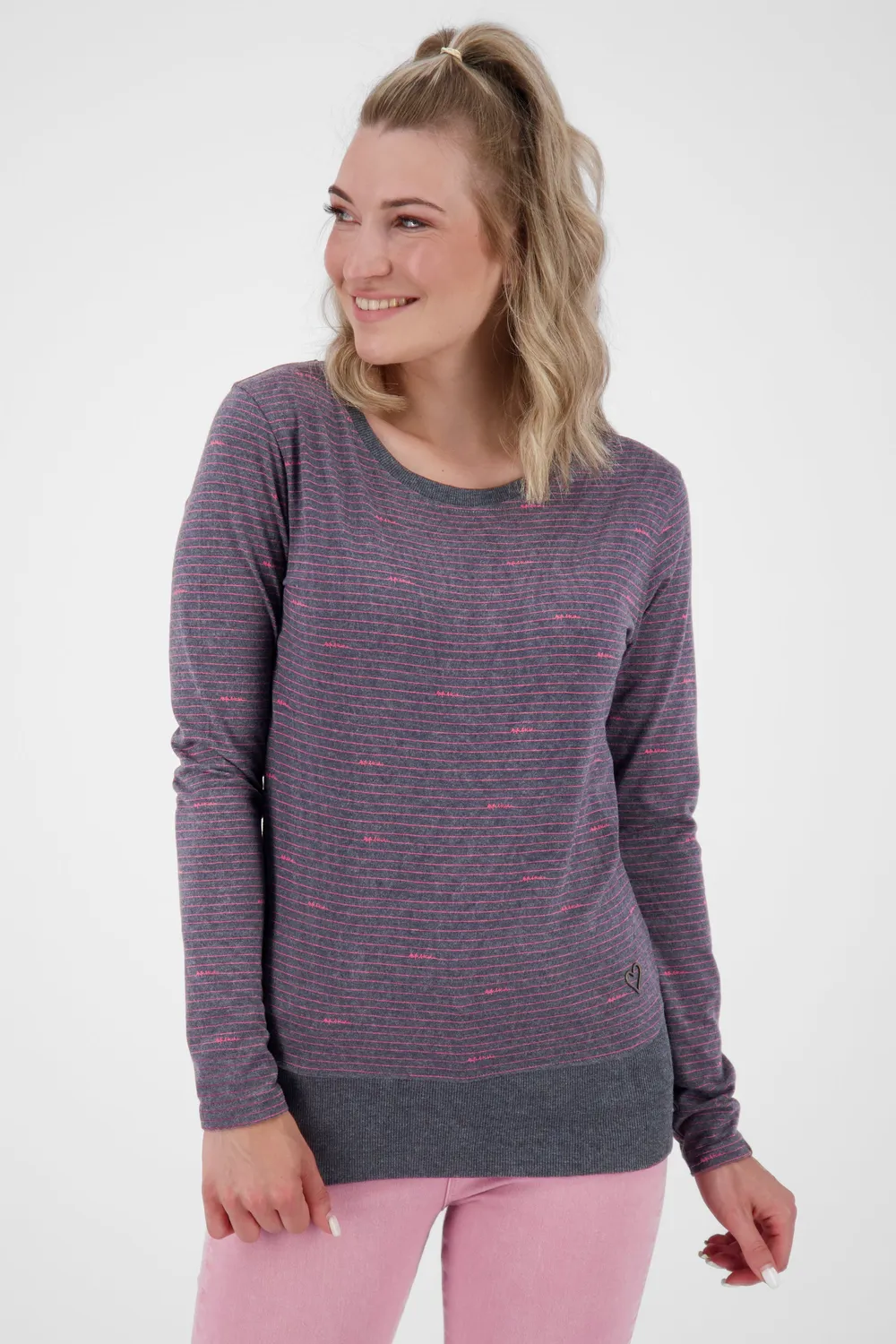 Alife & Kickin ConnyAK Z Longsleeve Dunkelblau Damen