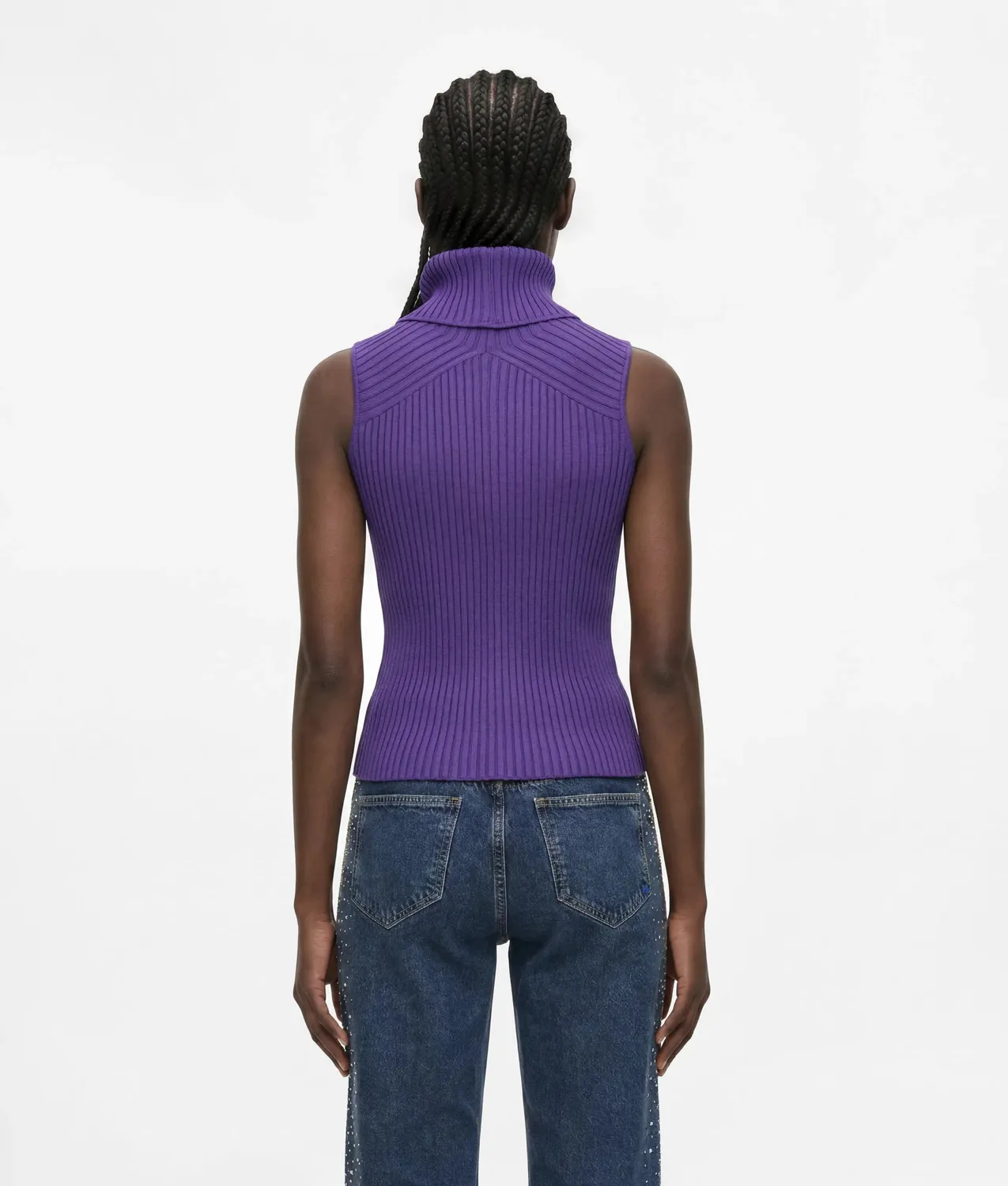 Karl Lagerfeld Jeans Zipped Knit Weste Damen Strick