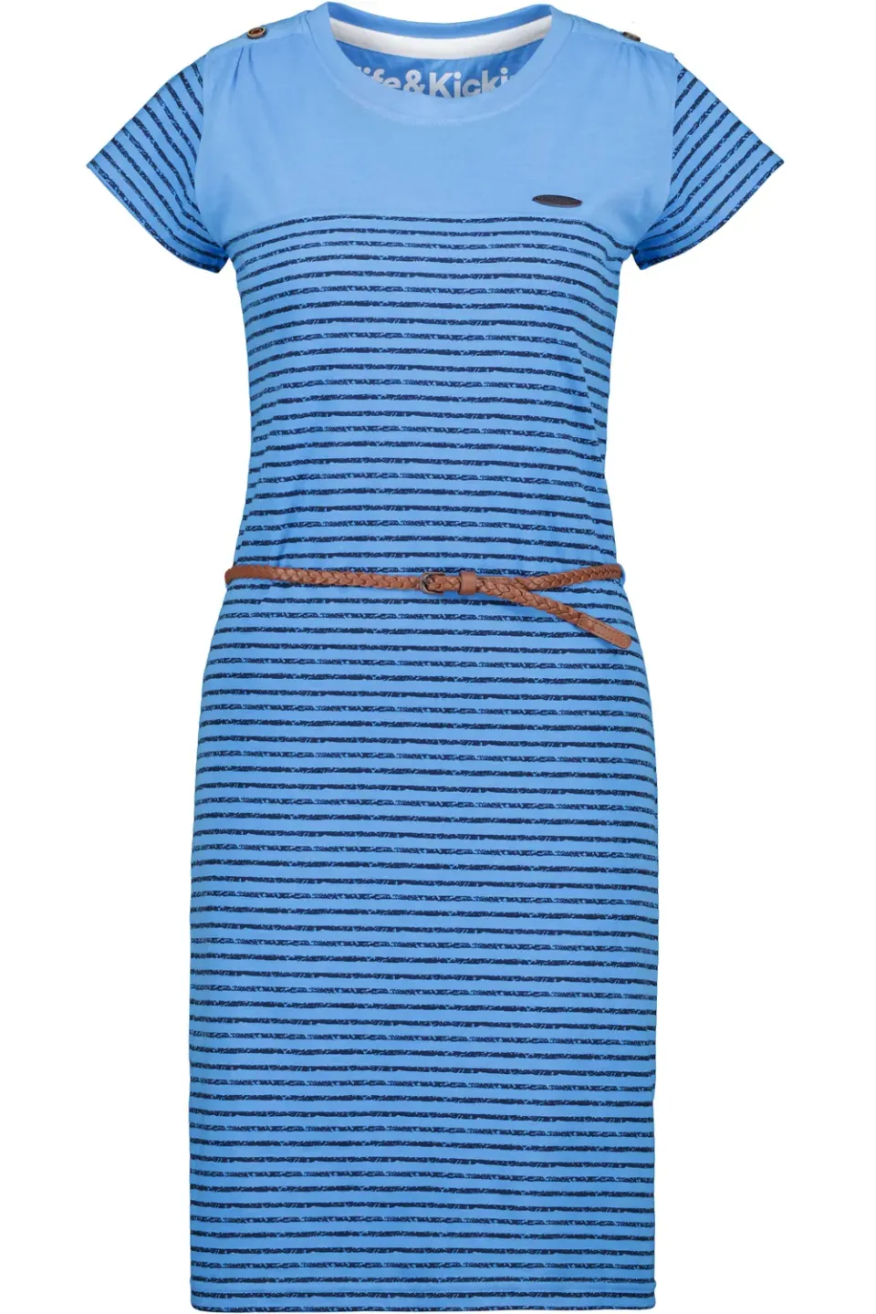 Alife & Kickin LeoniceAK Z Shirt Dress Blau gestreift