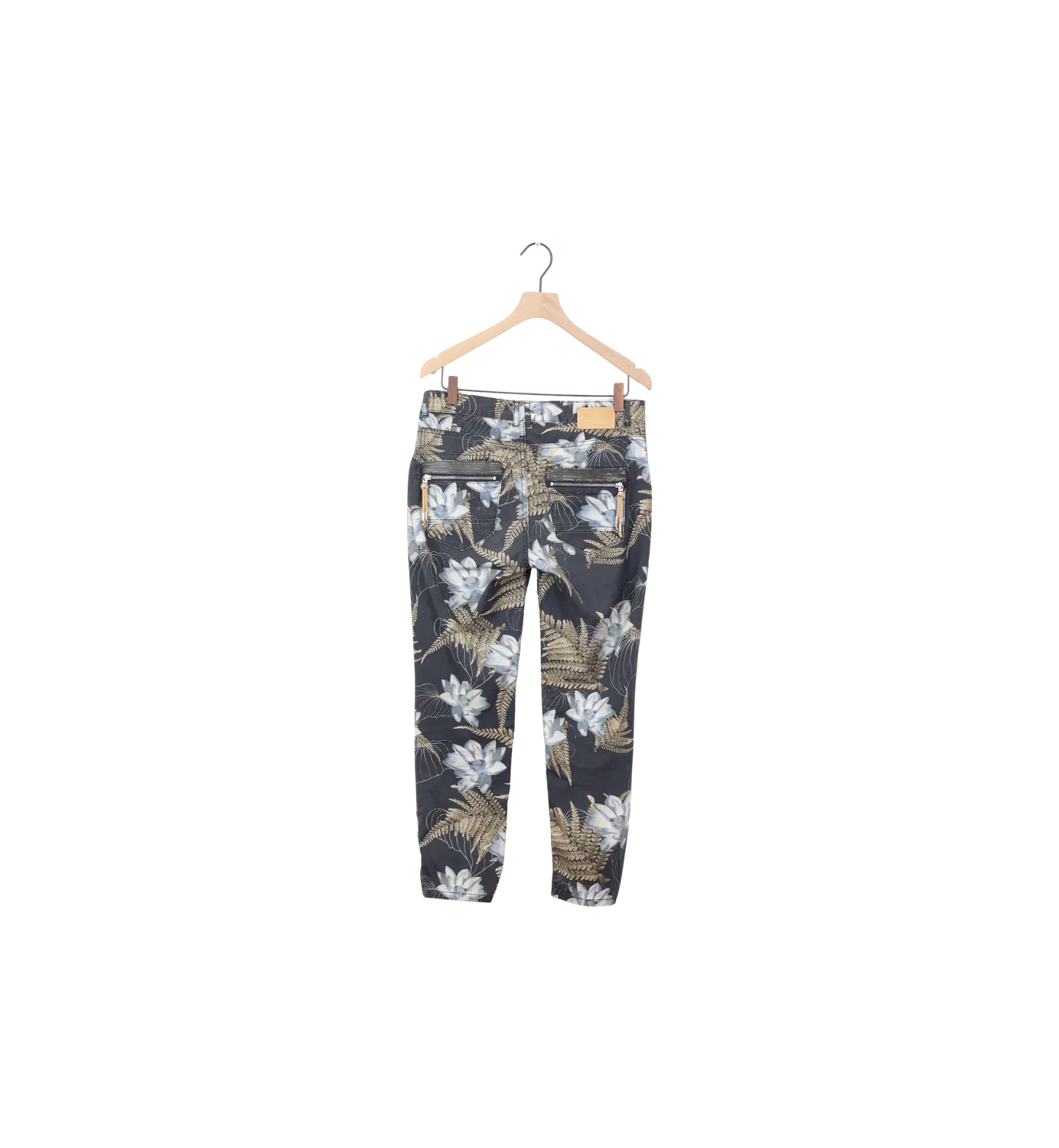 Mos Mosh MMNaomi Flower 7/8 Jeans Navy 27 verkürzt