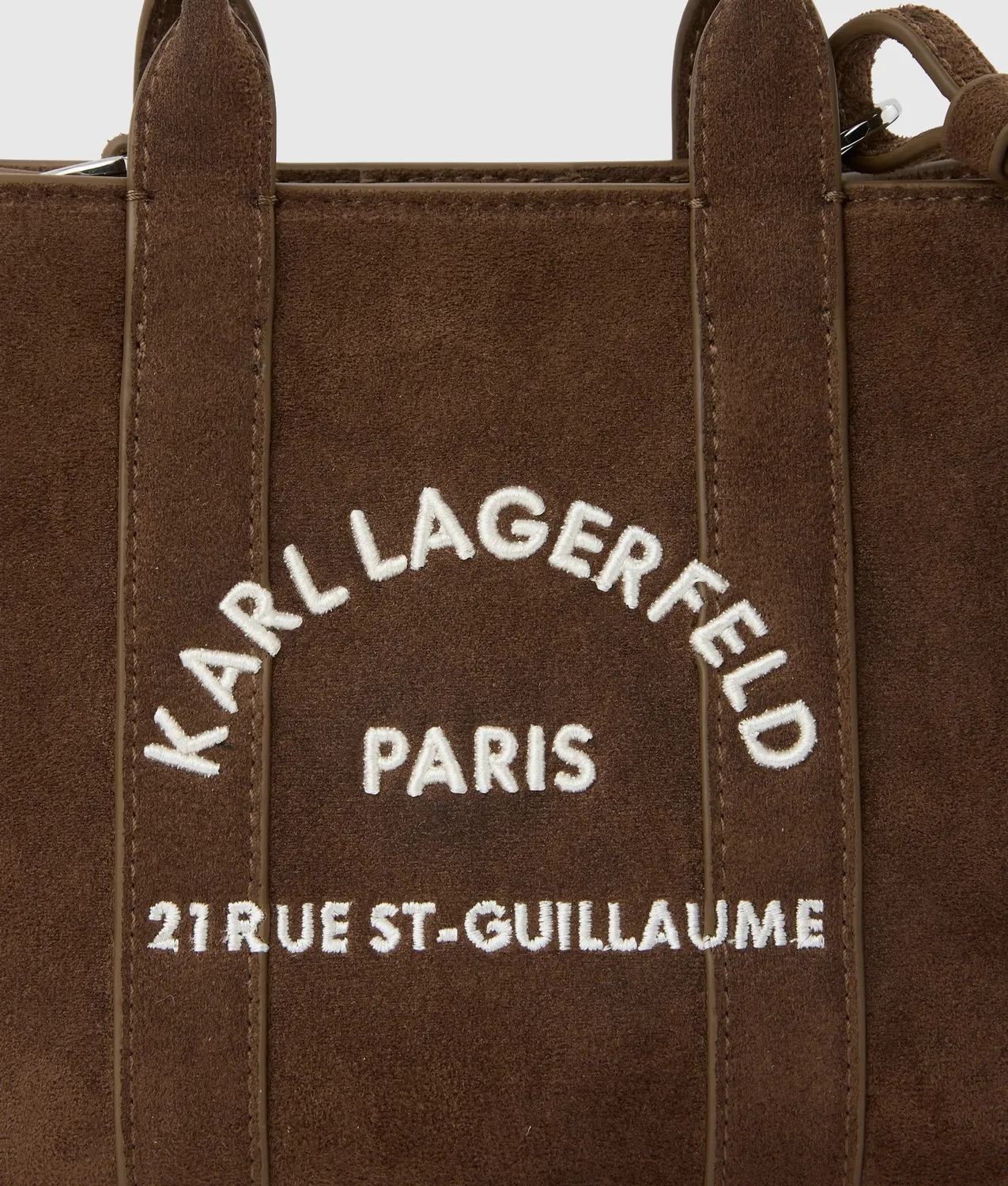 Karl Lagerfeld Rue St-Guillaume Mini Tote Wildleder-Optik