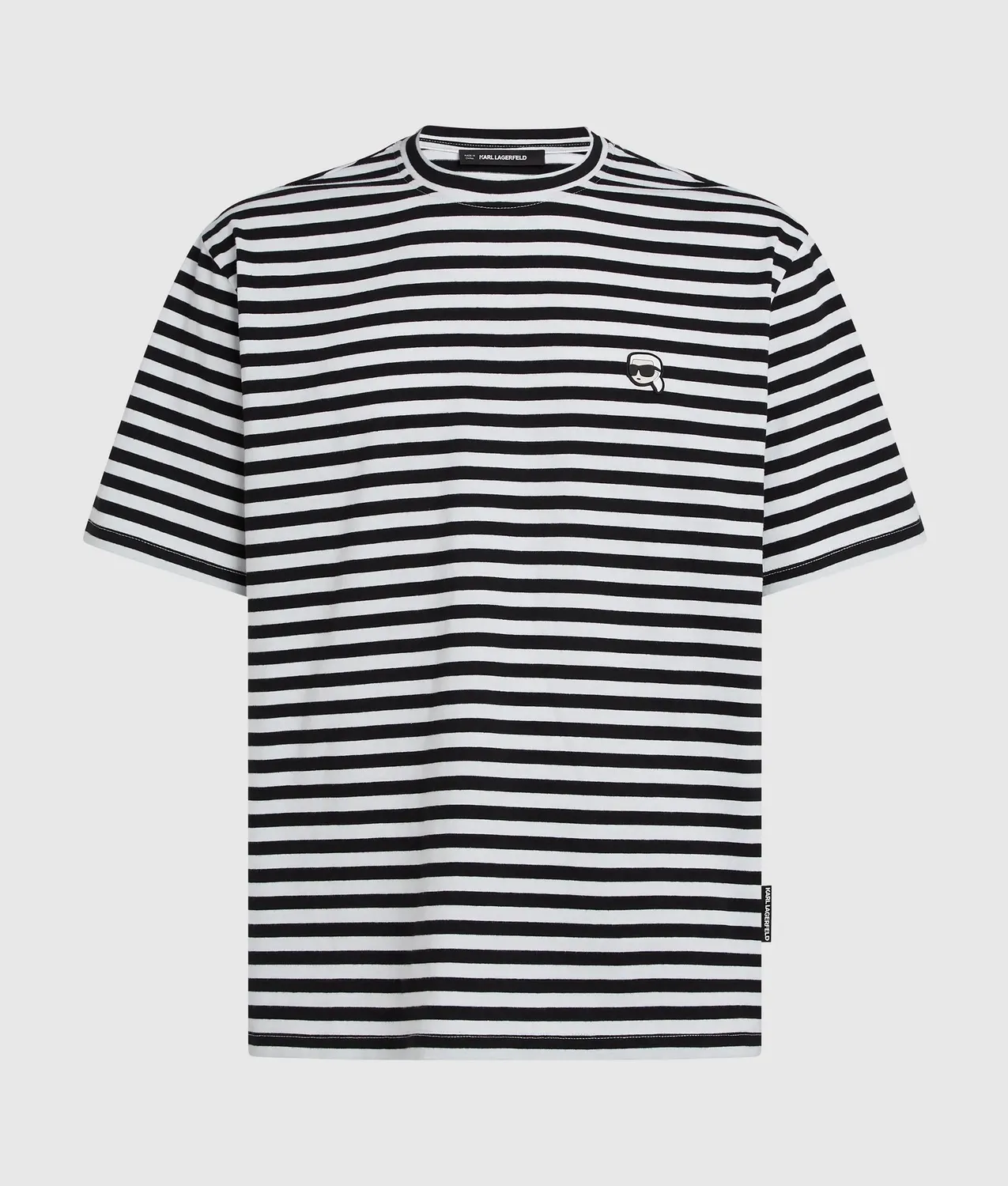 Karl Lagerfeld Ikon Relaxed T-Shirt gestreift Herren