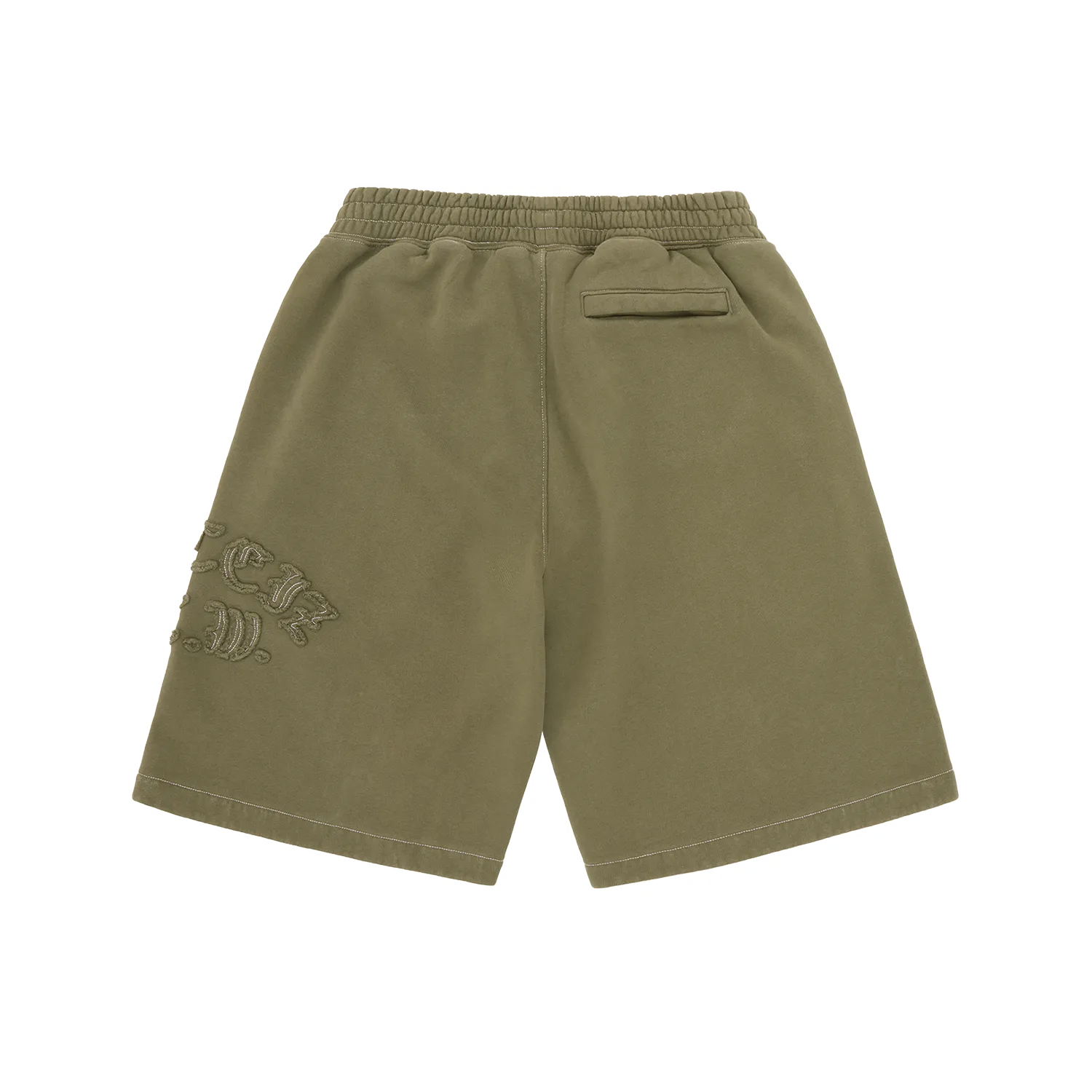 Corteiz Diplomatic Sweatshort Shorts Olive Baggy Fit