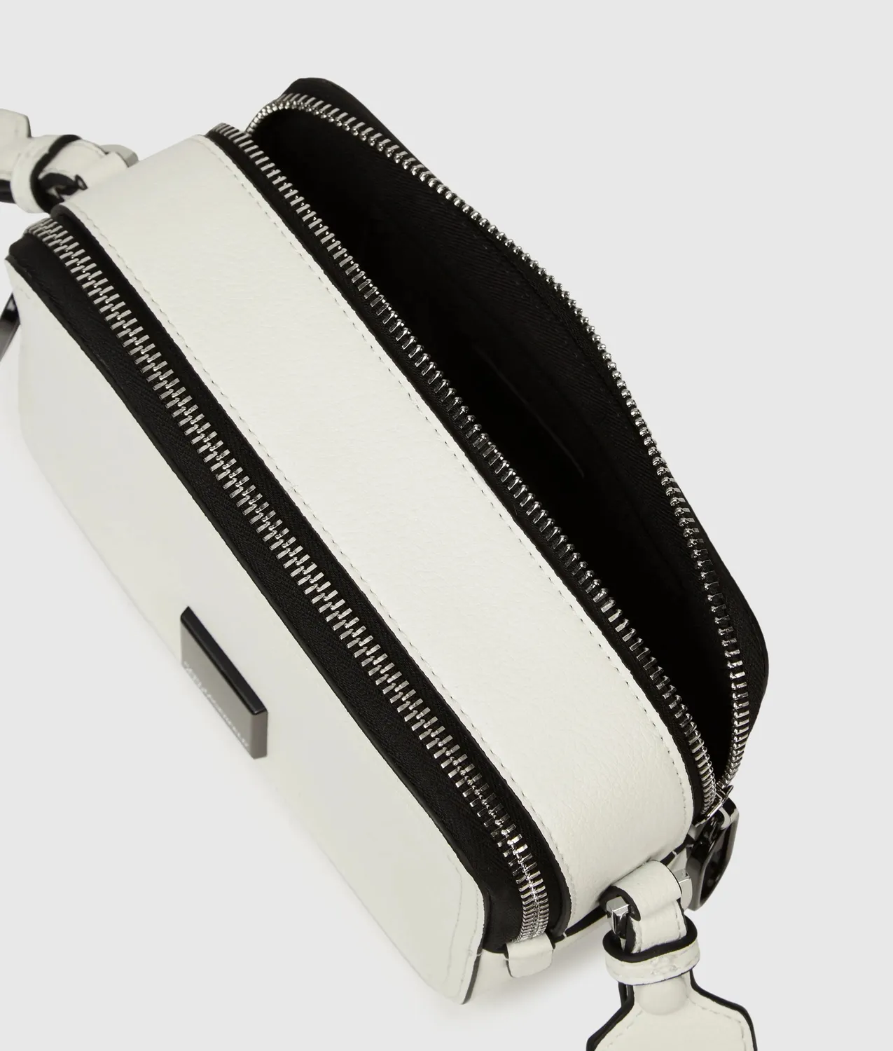 Karl Lagerfeld KL Jeans Box Logo Camera Bag Schwarz