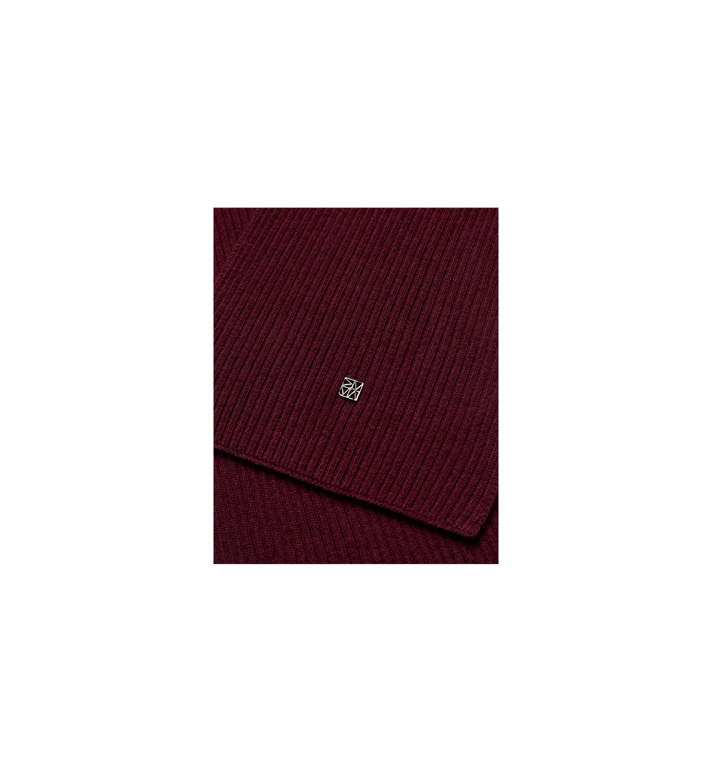 Mos Mosh MMTova Wool Rib Wollschal Rippstrick