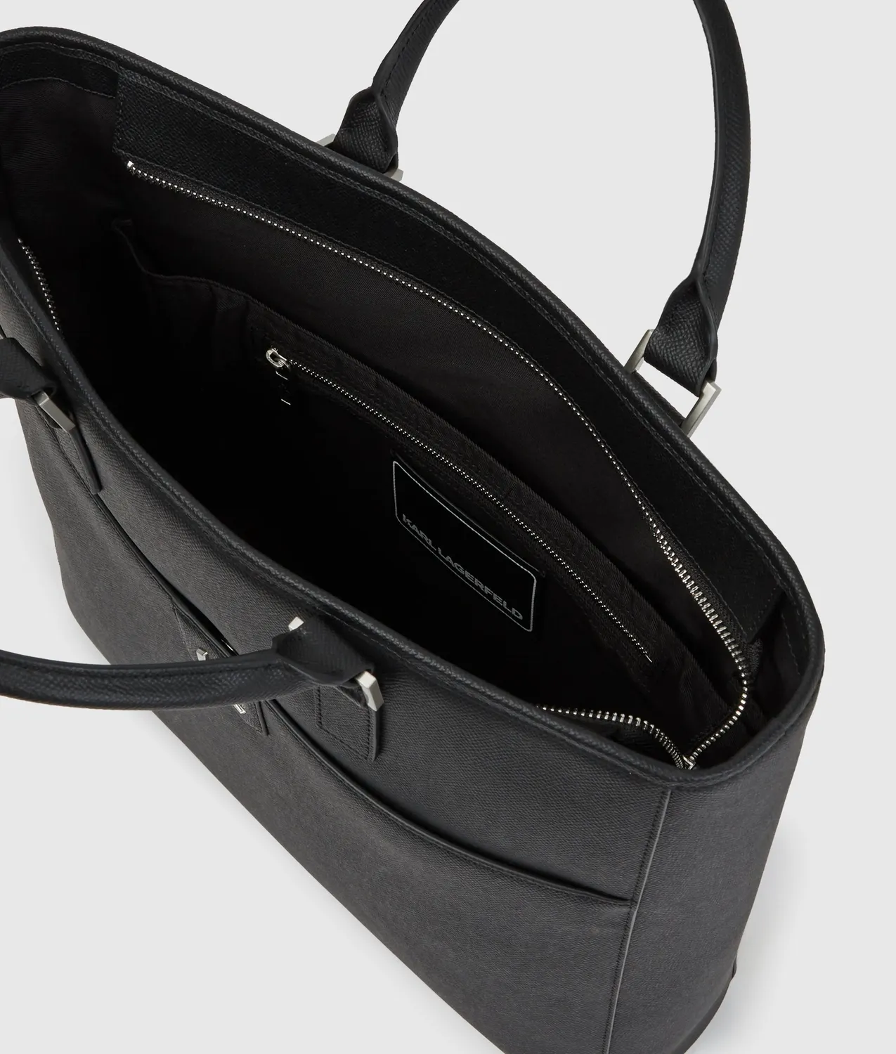 Karl Lagerfeld K/Monogram Tote Bag Leder Abnehmbar