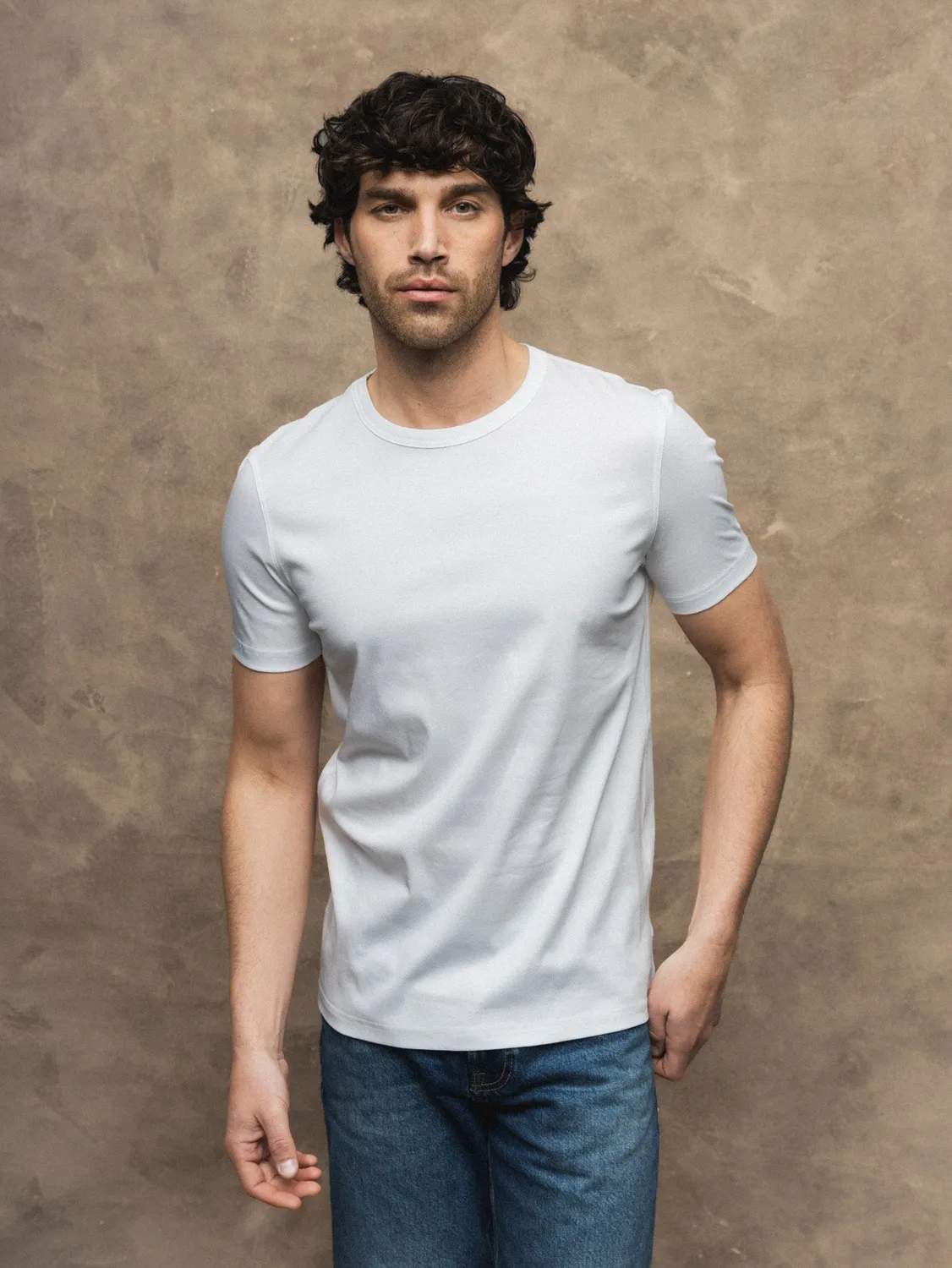 Mos Mosh MMGPerry O-Neck Tee T-Shirt Weiß Bestseller