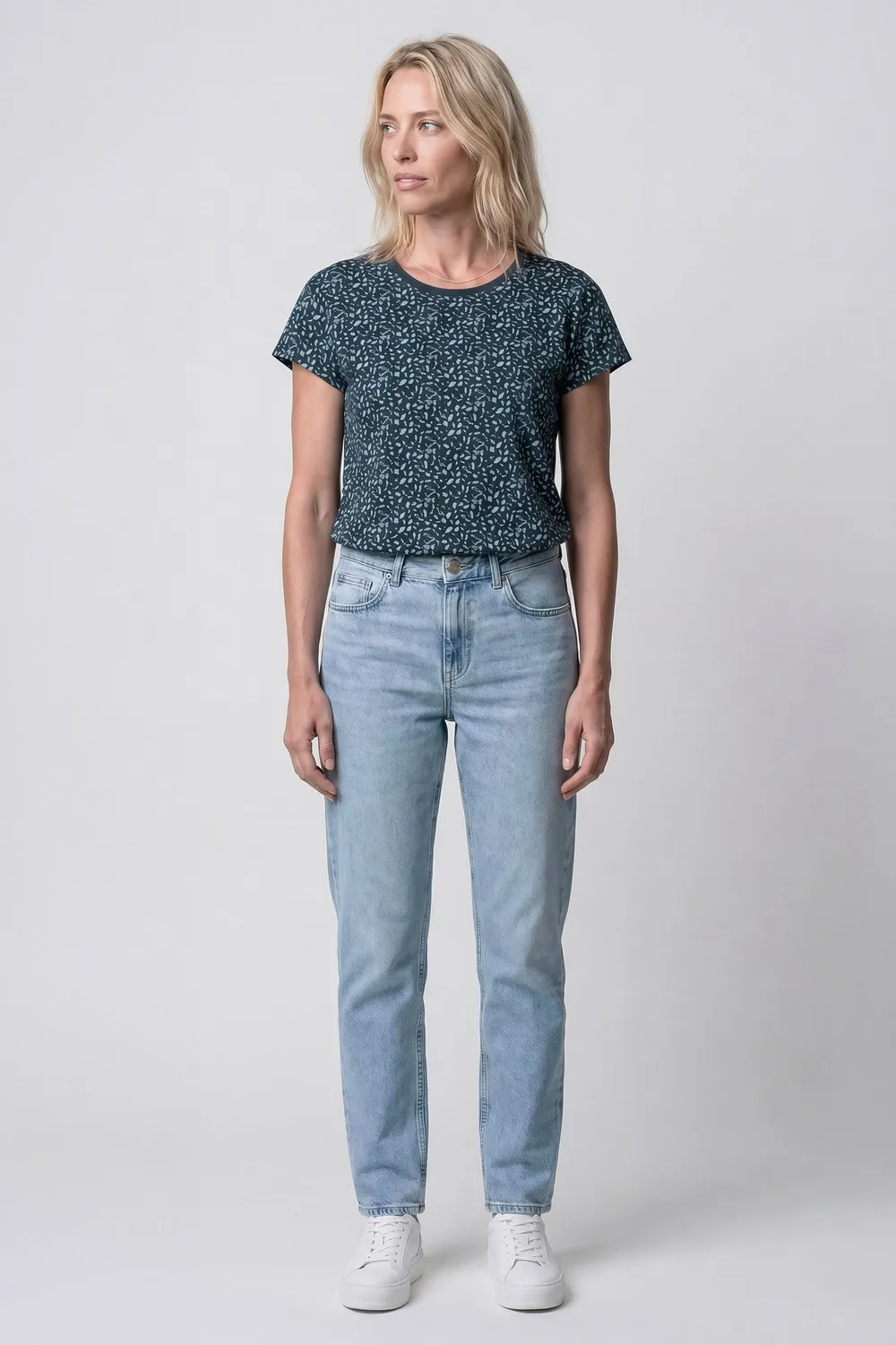 Alife & Kickin FelinaAK B T-Shirt Dunkelblau Damen