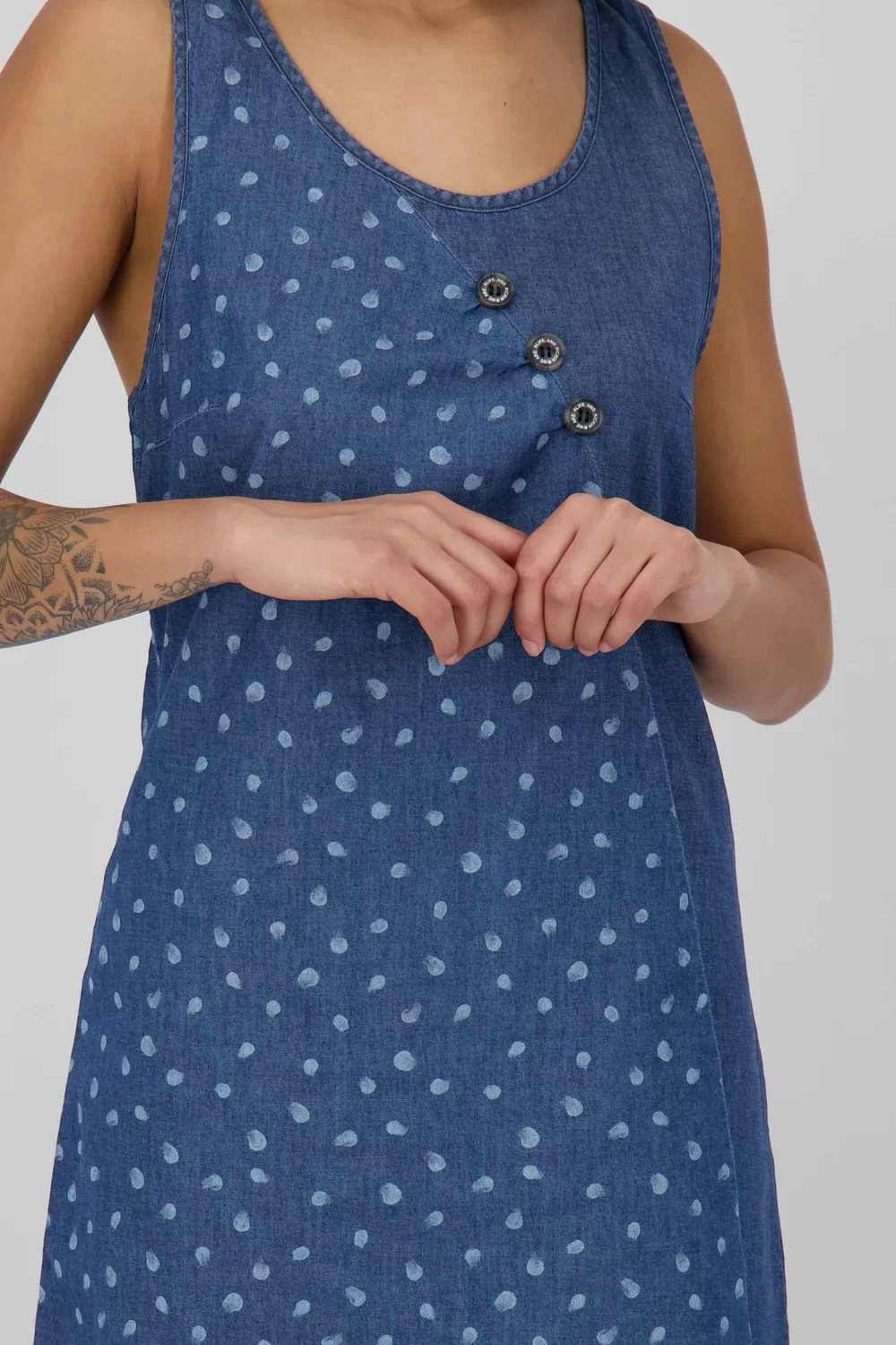Alife & Kickin CameronAK DNM B Kleid Dunkelblau Damen