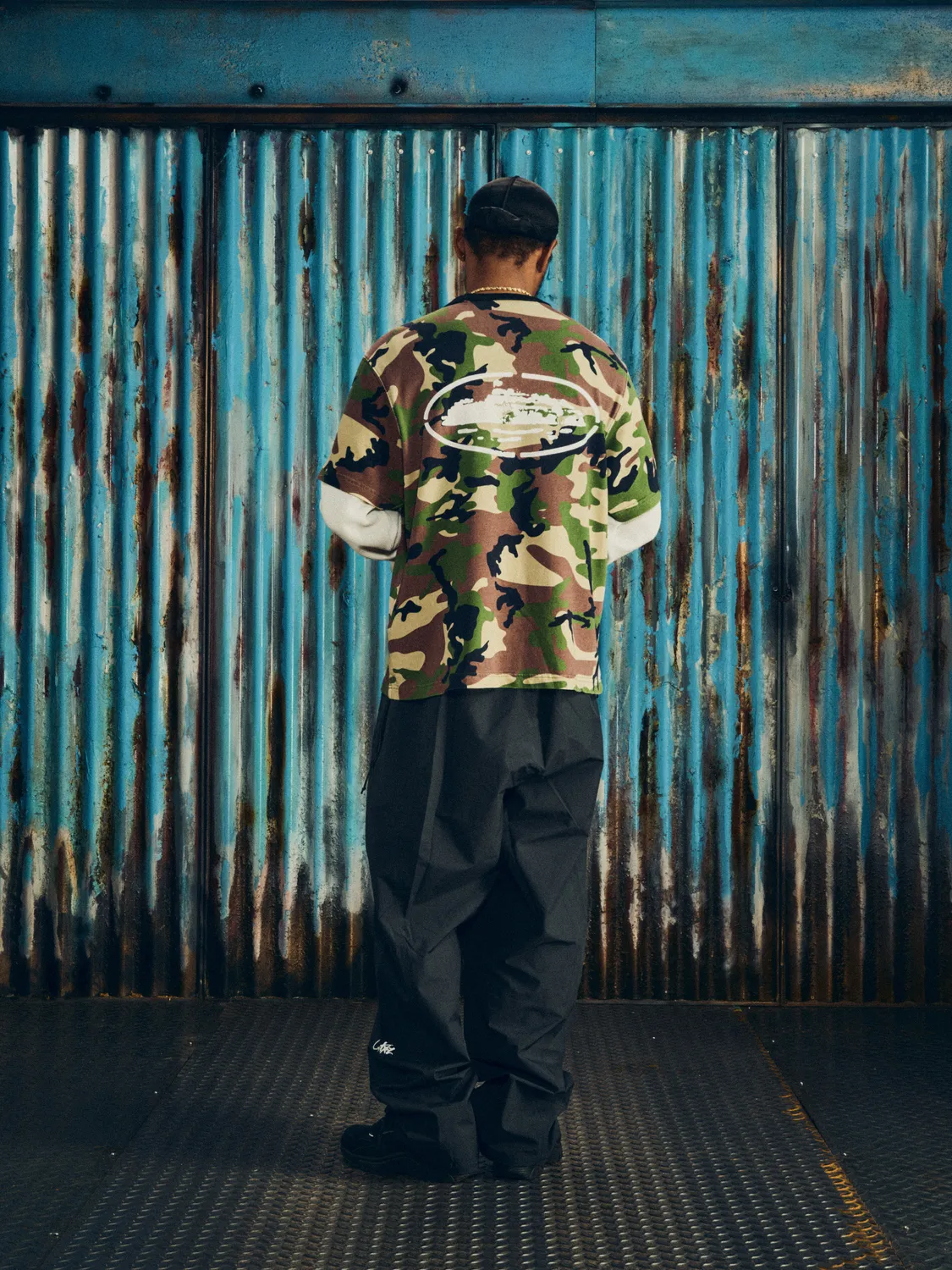 Corteiz Island Hybrid Thermal LS Camo schwerer Stoff